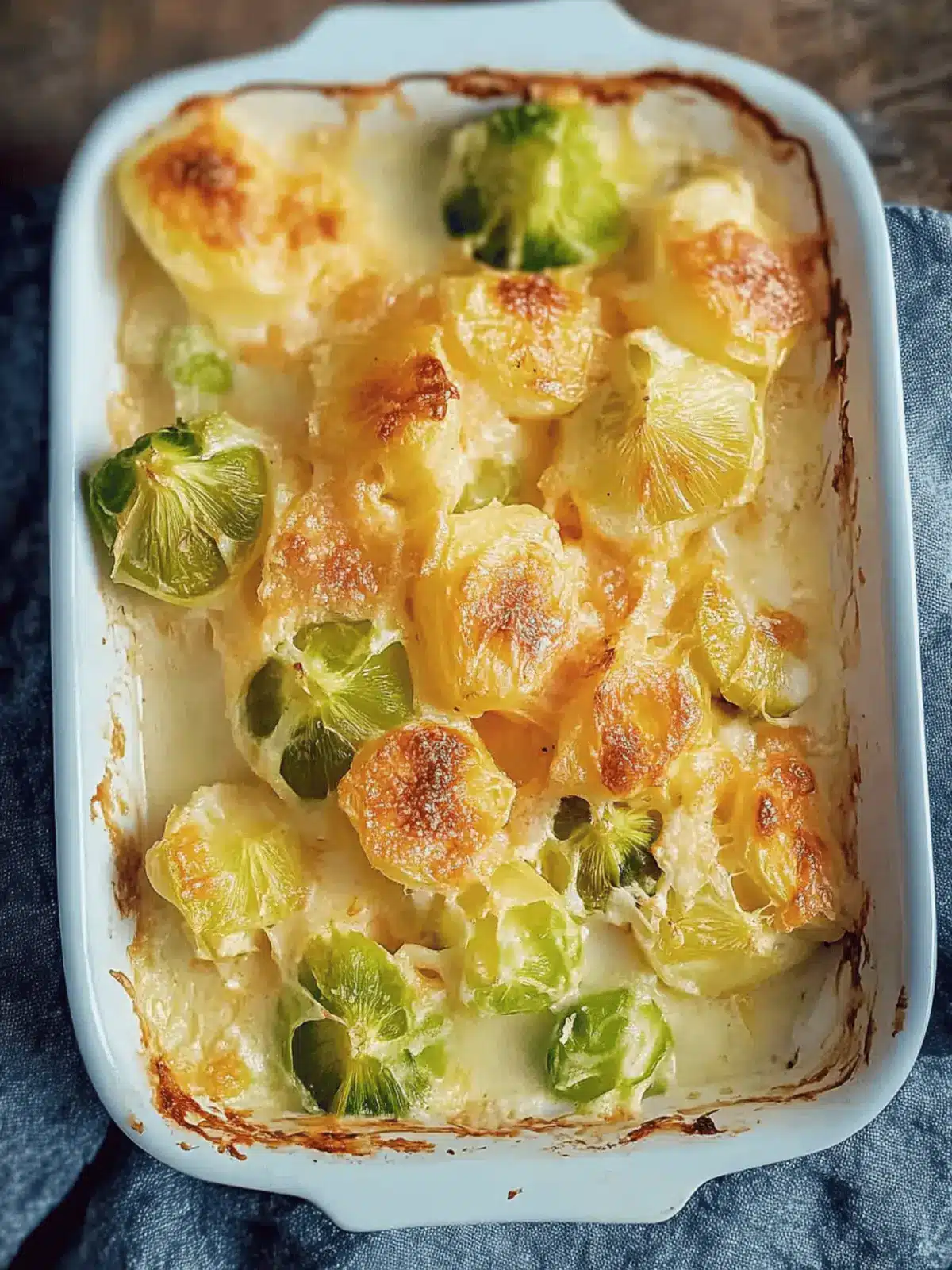 Rosenkohl- und Kartoffelauflauf schnell zubereitet 2 Rosenkohl- und Kartoffelauflauf