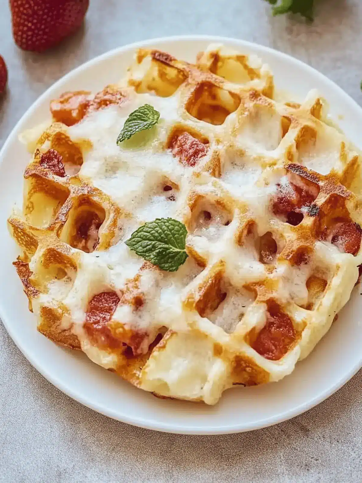 Herzhafte Pizzawaffeln für jede Gelegenheit 3 Herzhafte Pizzawaffeln