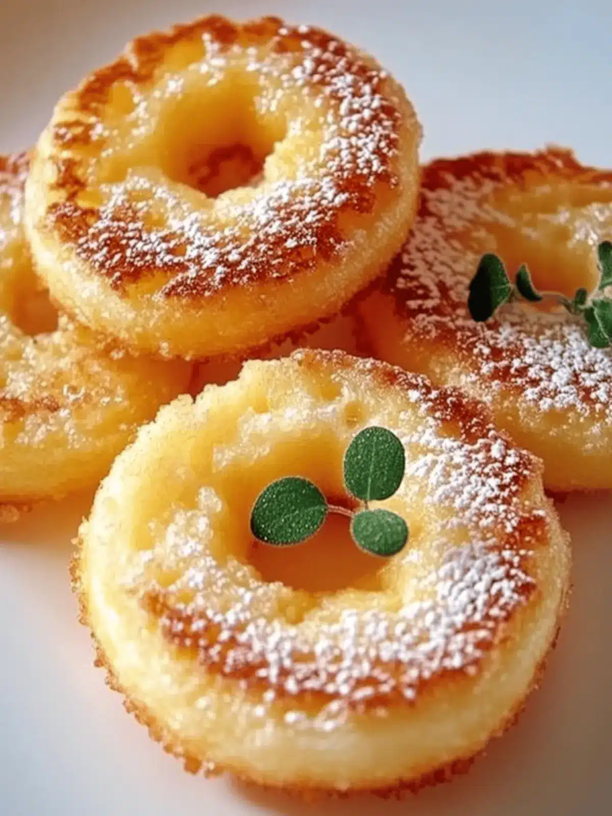 Schnelle gebackene Apfelringe – Knuspriger Genuss 5 Schnelle gebackene Apfelringe