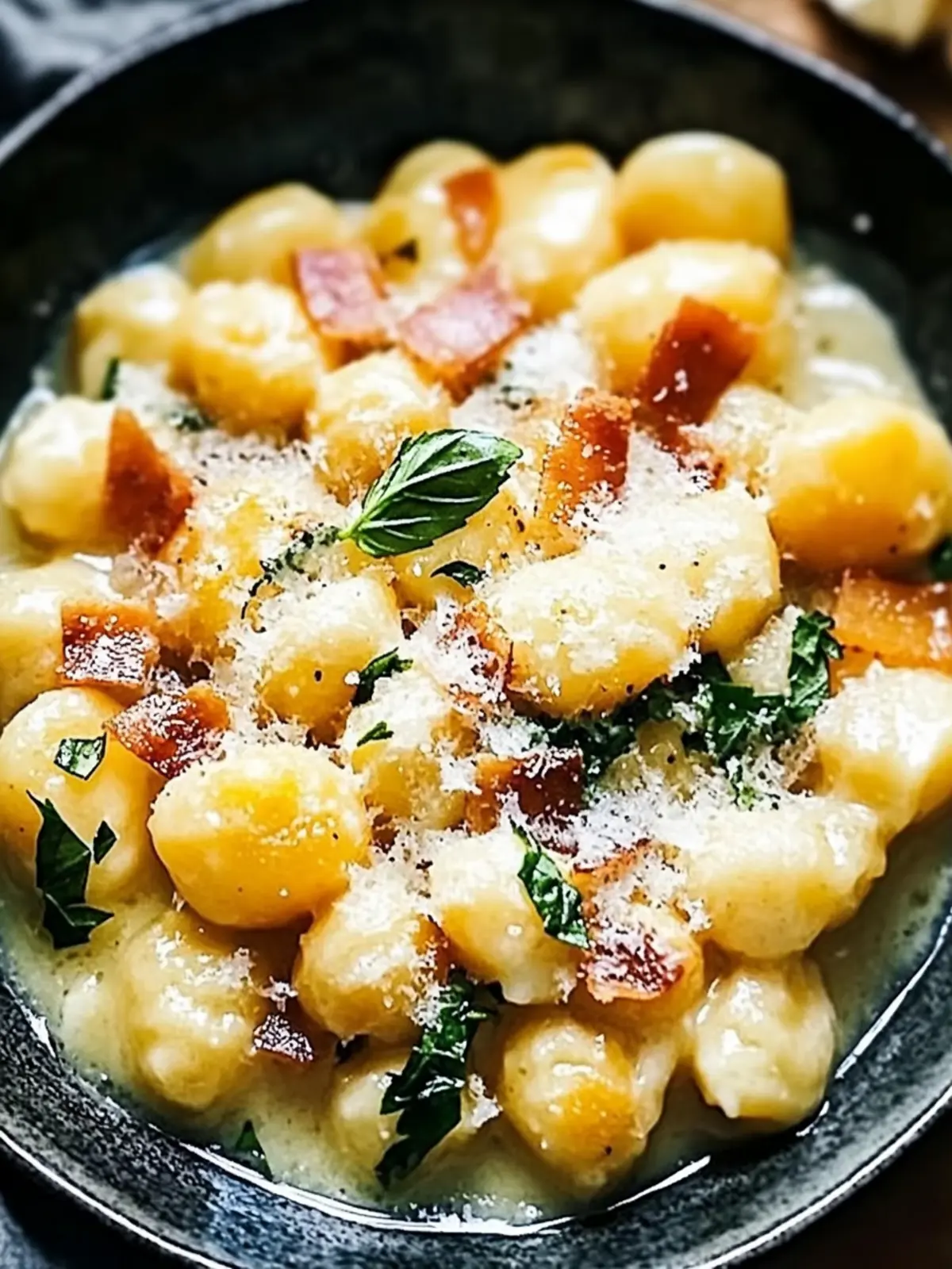 Gnocchi Carbonara ohne Sahne schnell zubereitet 4 Gnocchi Carbonara ohne Sahne