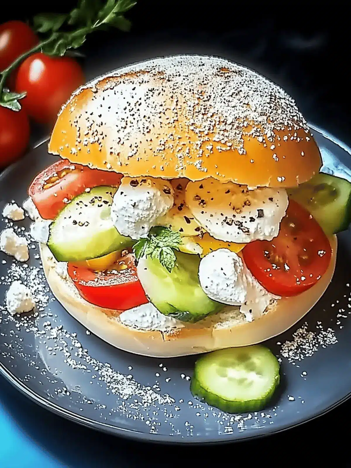 Heißer Schafskäse in Fladenbrot genießen 4 Heißer Schafskäse in Fladenbrot