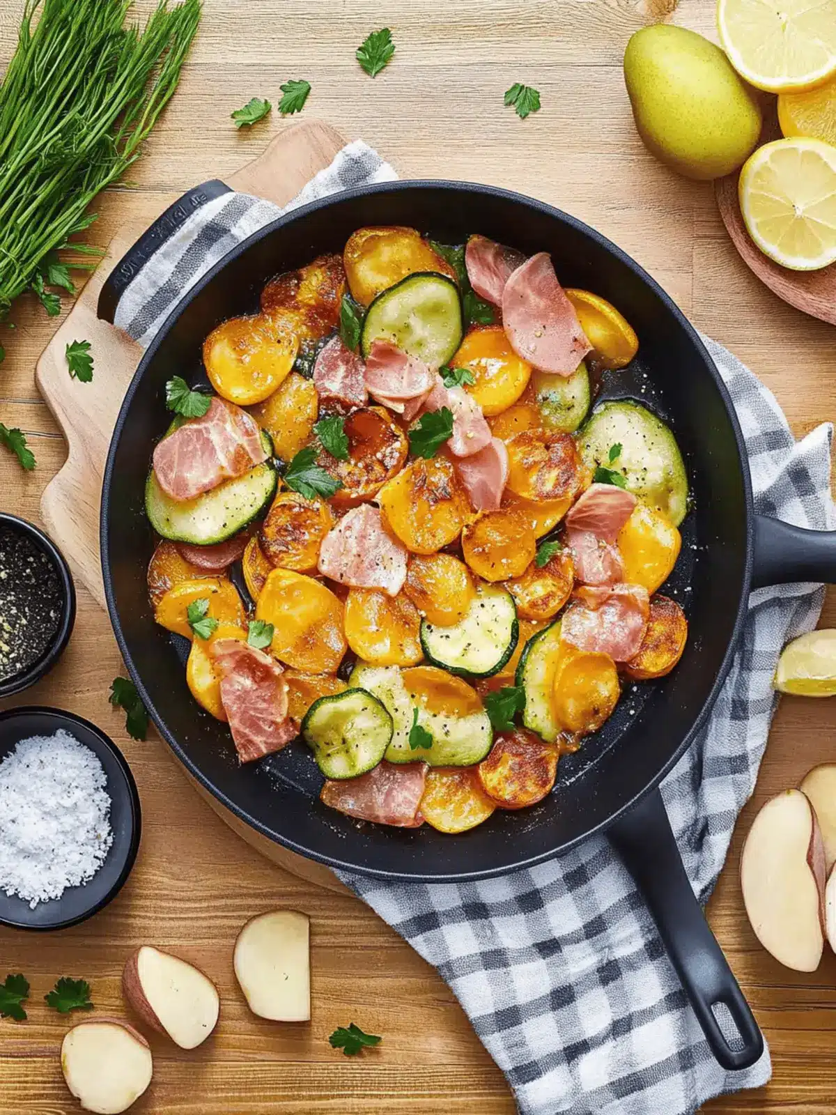 Herzhaftes Bauernfrühstück aus der Pfanne zaubern 2 Herzhaftes Bauernfrühstück aus der Pfanne