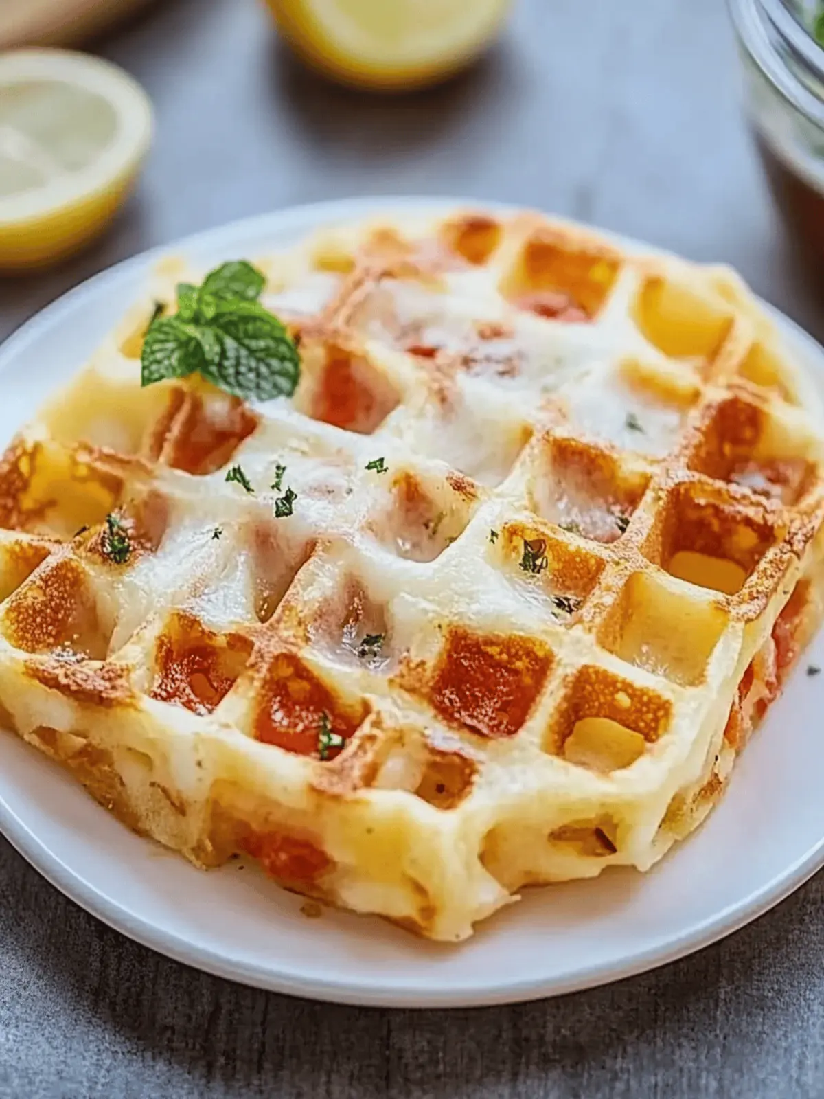 Herzhafte Pizzawaffeln für jede Gelegenheit 4 Herzhafte Pizzawaffeln