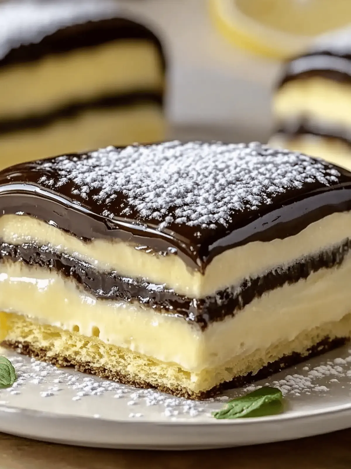 Ultimative Schokoladen-Eclair-Kuchenstücke zum Verlieben 2 Ultimativen Schokoladen-Eclair-Kuchenstücke, die dich verzaubern werden