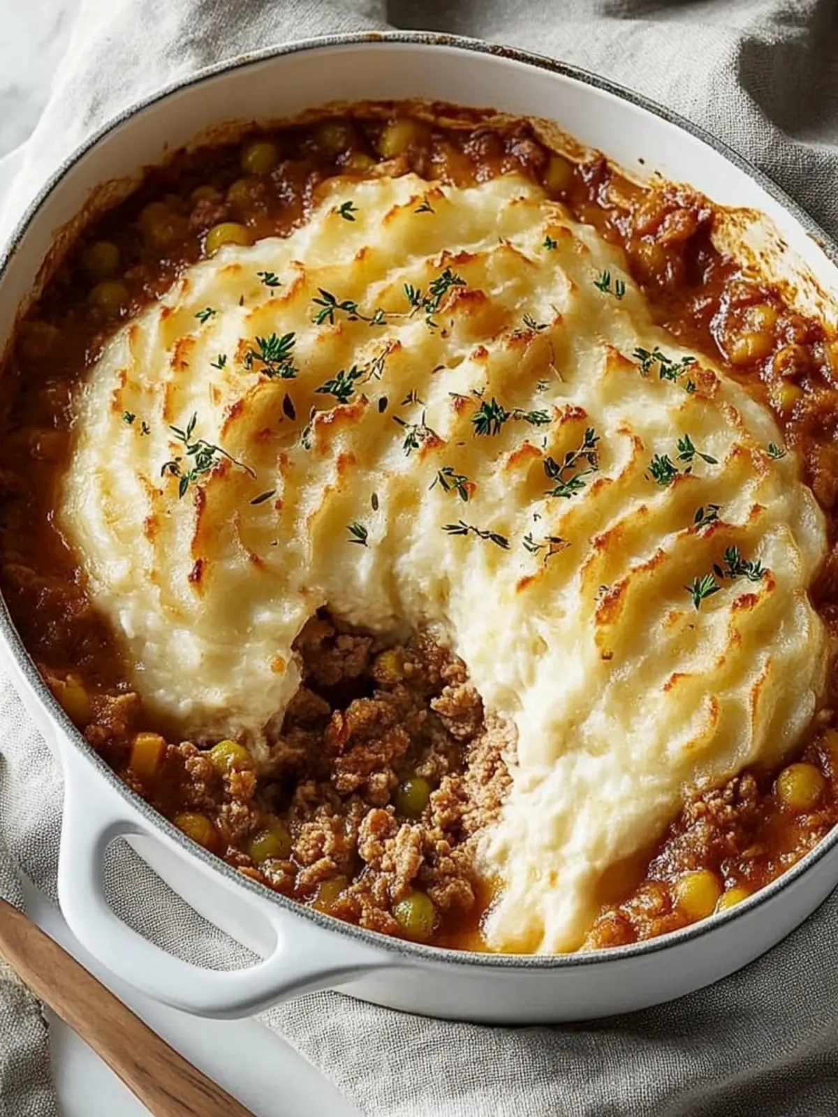 Hirtenpastete britischer Auflauf