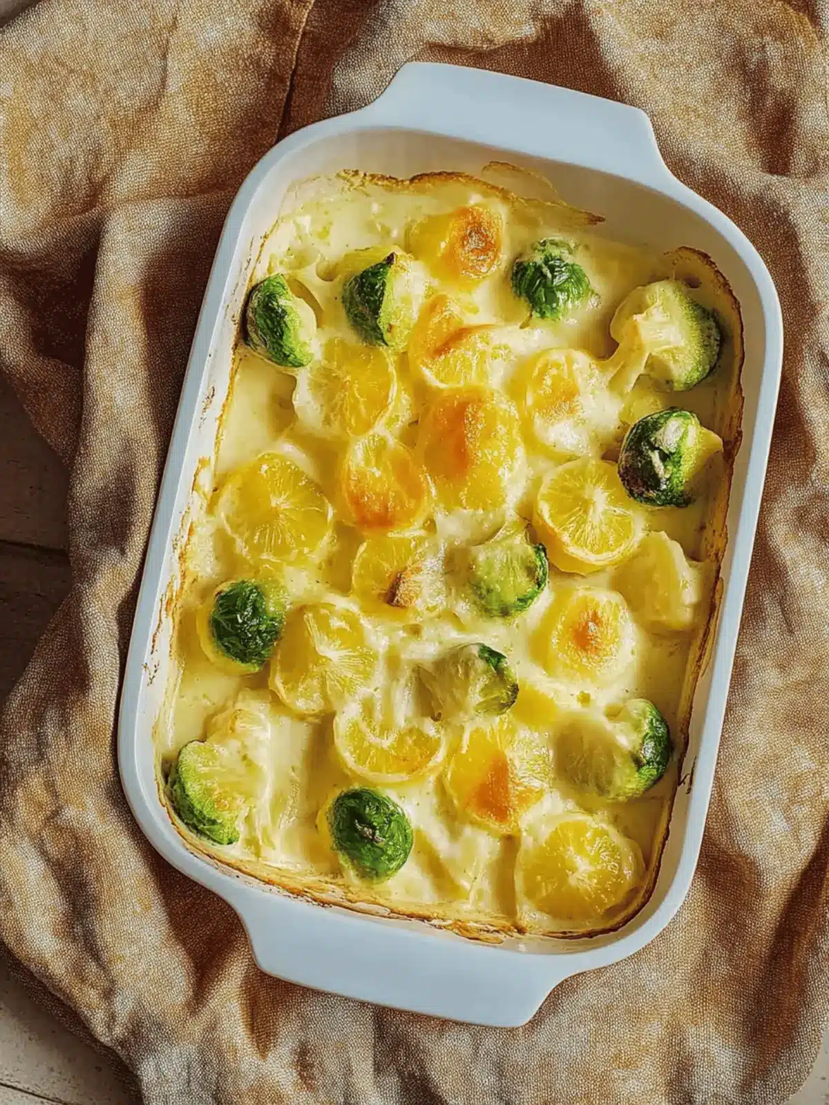 Rosenkohl- und Kartoffelauflauf schnell zubereitet 4 Rosenkohl- und Kartoffelauflauf