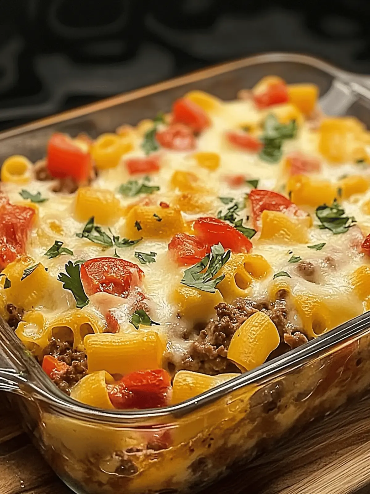 Herzhafter Cowboy Auflauf mit Rindfleisch und Bohnen 4 Cowboy Auflauf