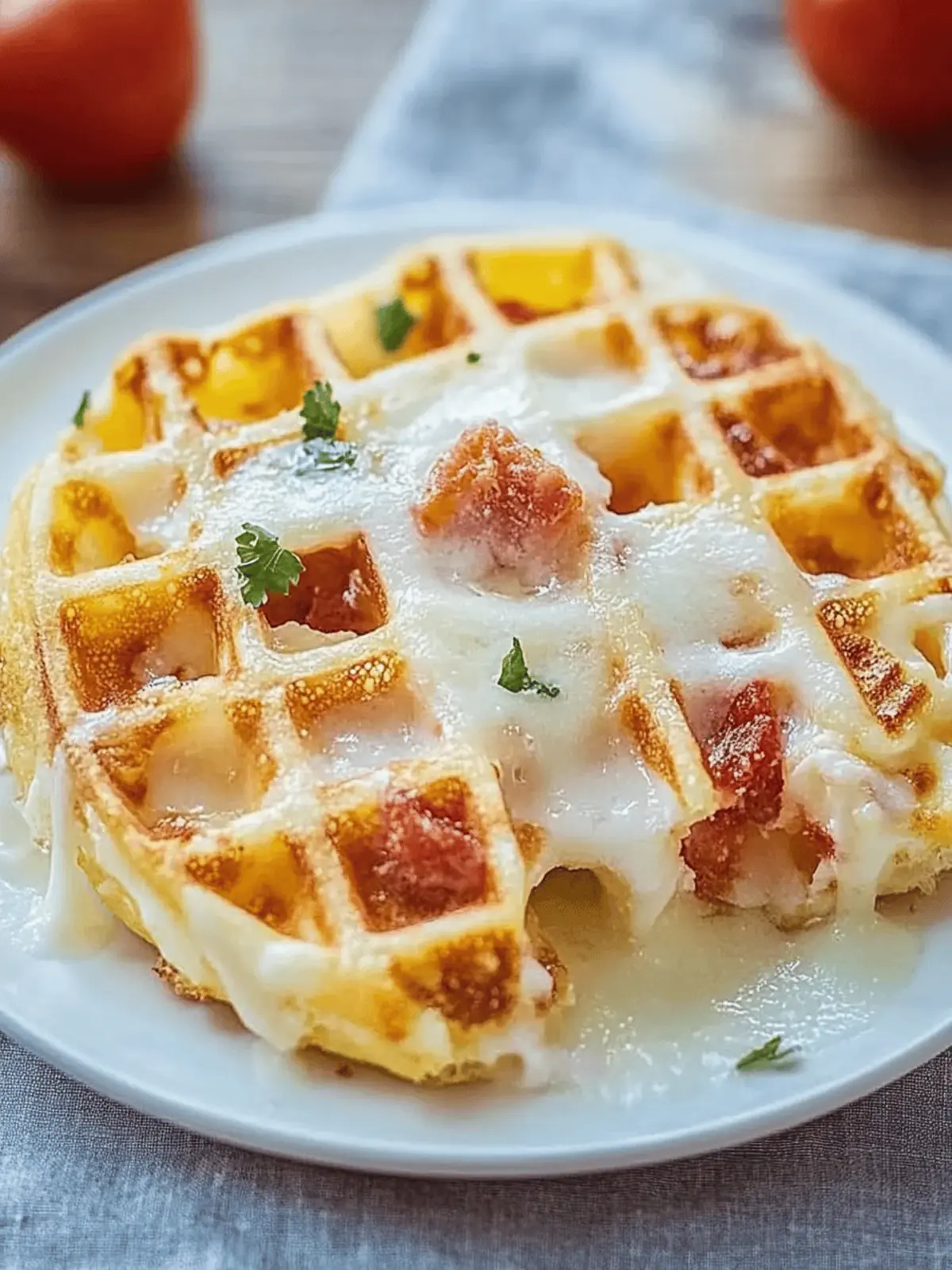 Herzhafte Pizzawaffeln für jede Gelegenheit 2 Herzhafte Pizzawaffeln