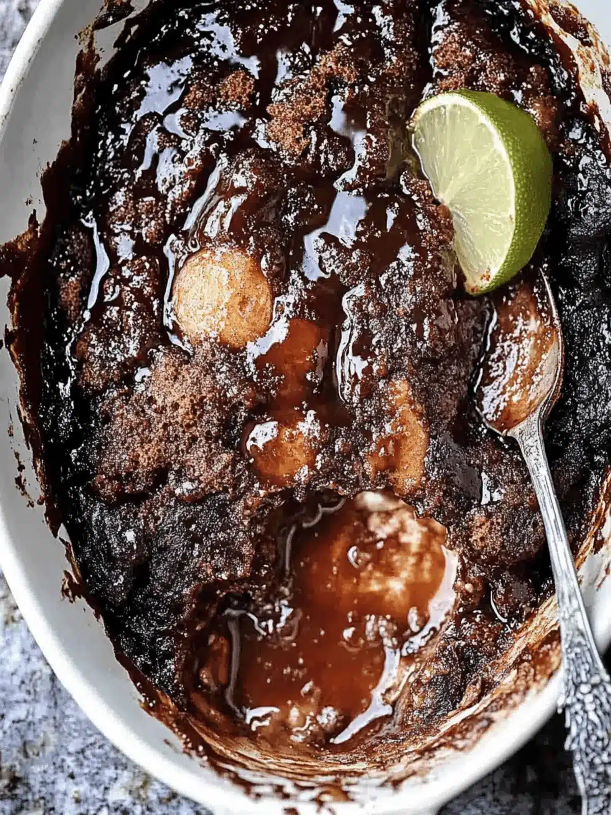 Heißer Schokoladenpuddingkuchen