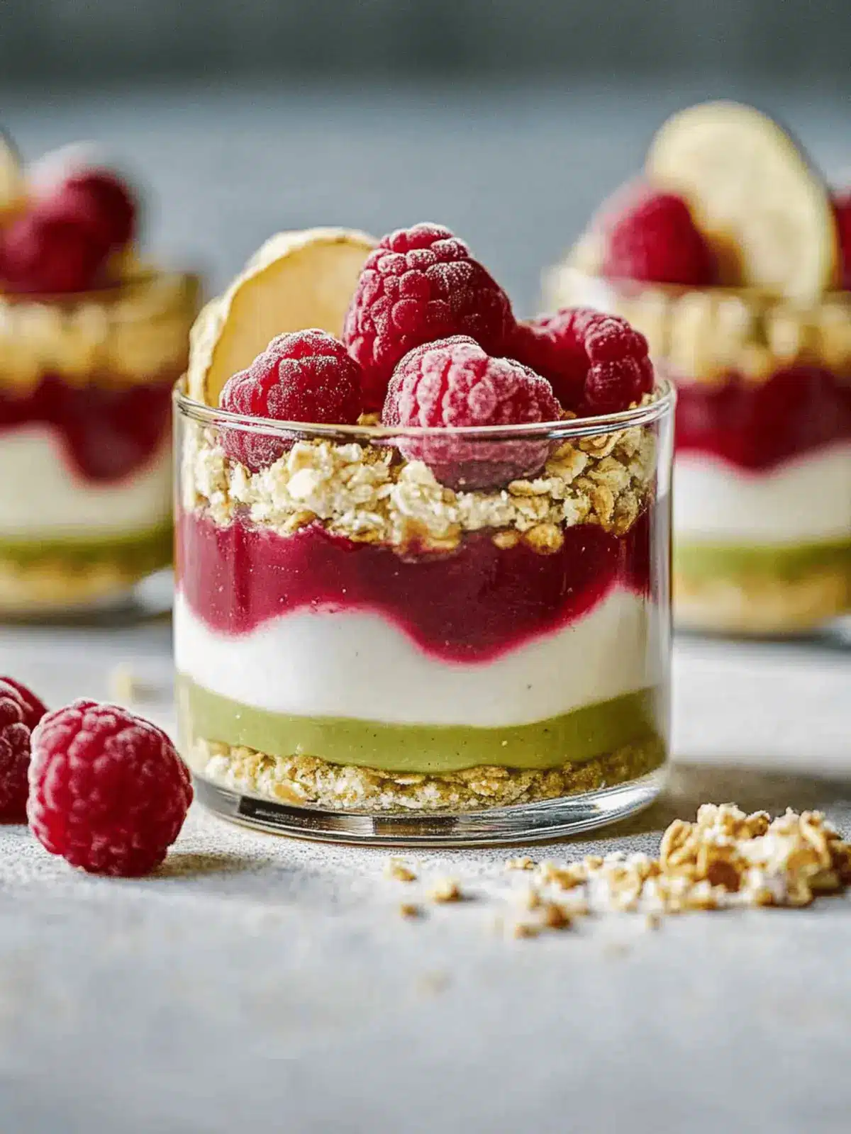 Himbeer- und Pistazienmousse-Törtchen leicht gemacht 3 Himbeer- und Pistazienmousse-Törtchen