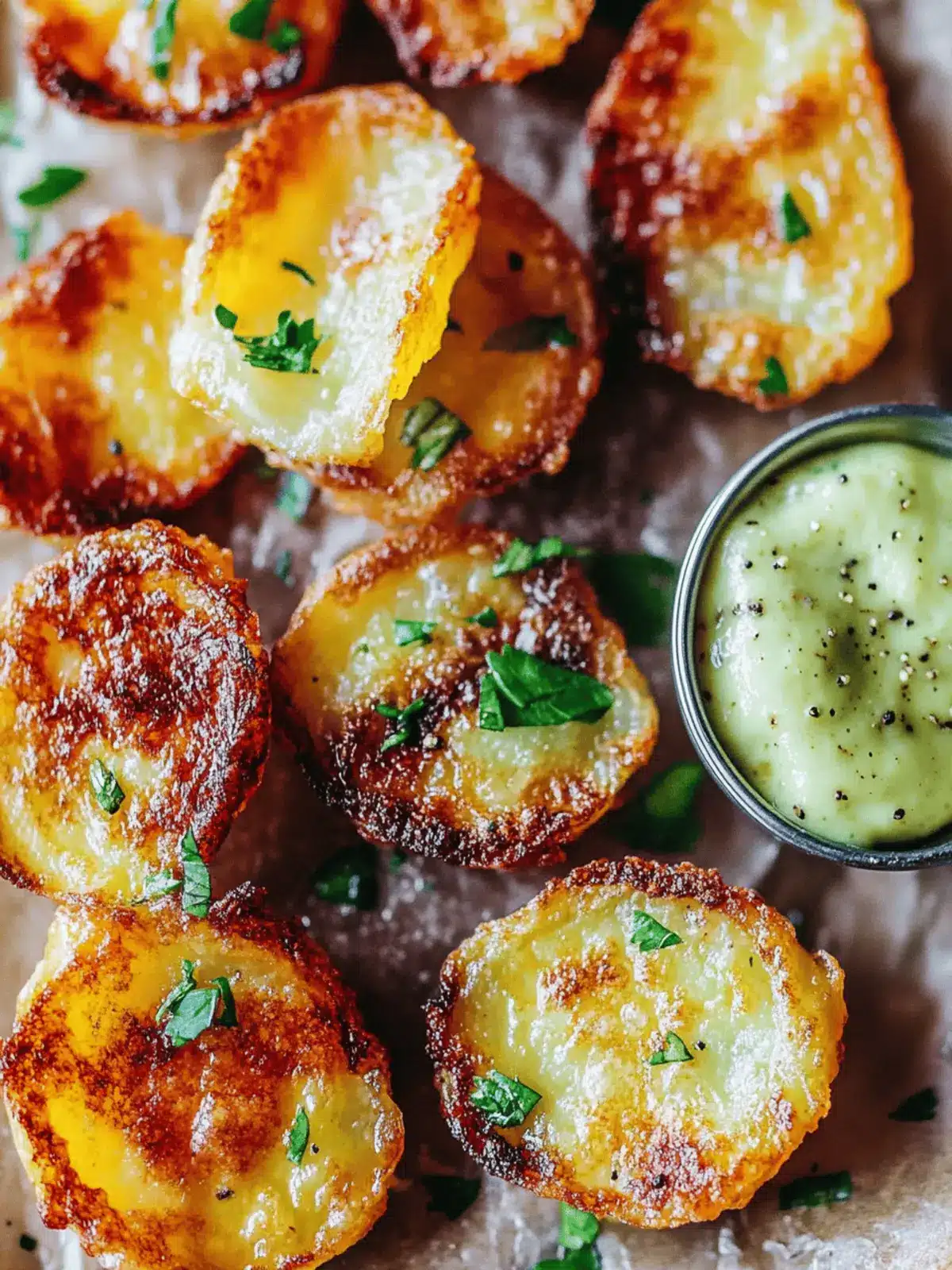 Krosse zerdrückte Kartoffeln für den perfekten Genuss 3 Krosse zerdrückte Kartoffeln