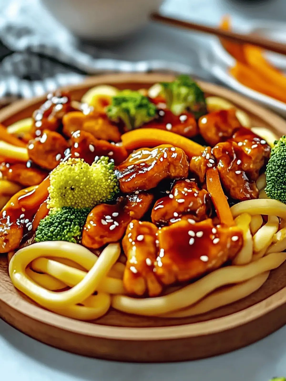 Hühnchen Teriyaki Nudeln in 35 Minuten zubereitet 4 Hühnchen Teriyaki Nudeln