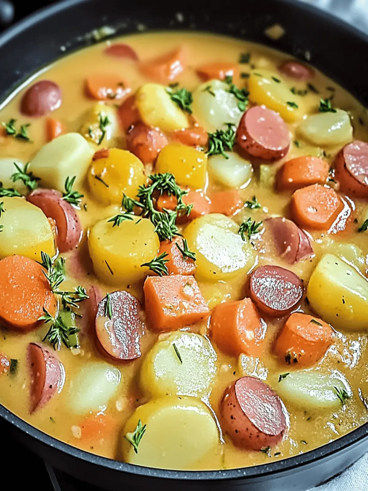 Würziger Kartoffel- und Wurst-Eintopf für kalte Tage 4 Würziger Kartoffel- und Wurst-Eintopf