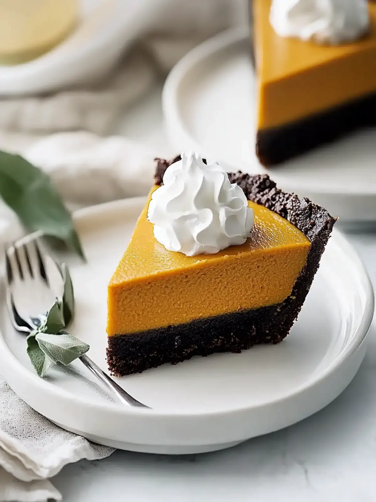 Einfache dunkle Schokoladen-Kürbis-Tarte für Herbstgenuss 4 Einfache dunkle Schokoladen-Kürbis-Tarte