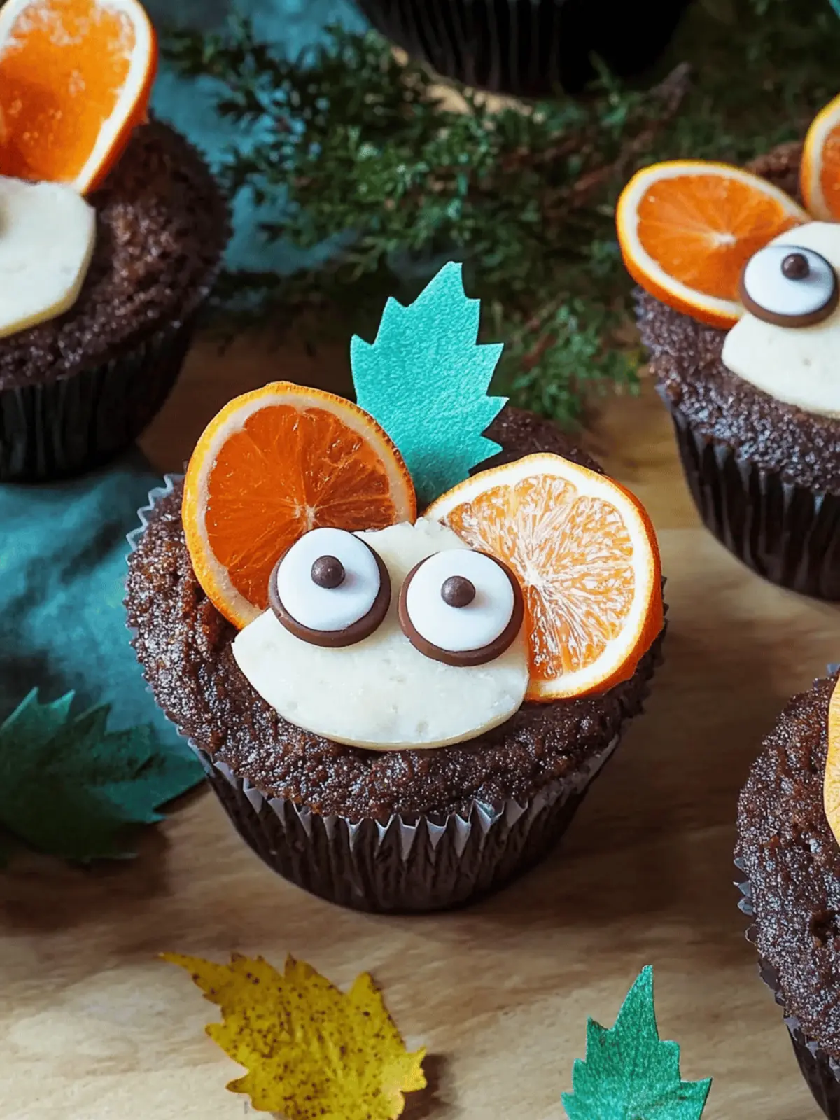 Eulenmuffins mit Oreo-Keksen