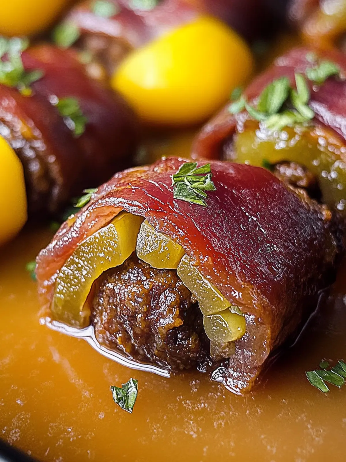 Zarte Rinderrouladen im Ofen zubereitet für Freunde 3 Zarte Rinderrouladen im Ofen zubereitet