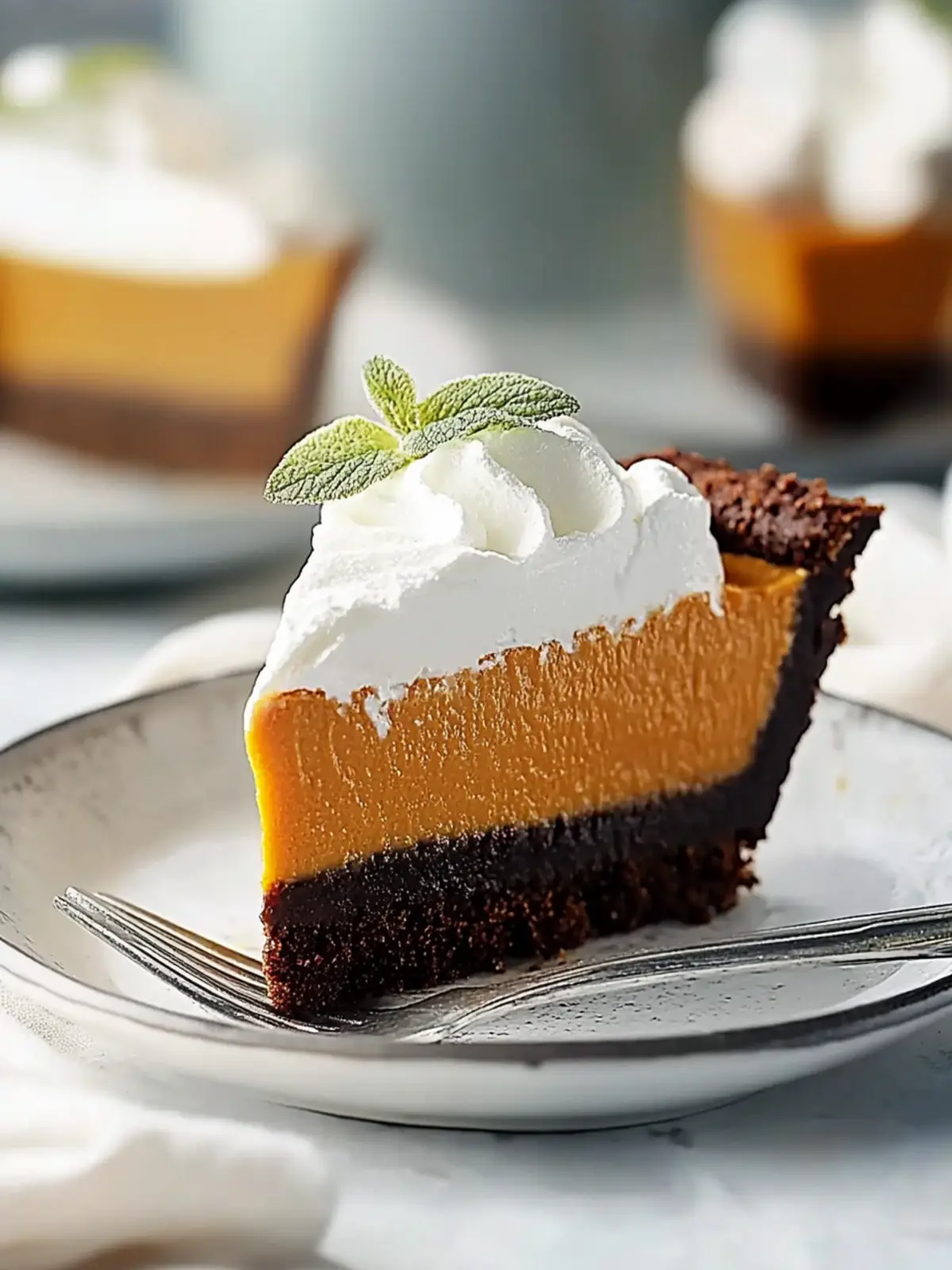 Einfache dunkle Schokoladen-Kürbis-Tarte für Herbstgenuss 5 Einfache dunkle Schokoladen-Kürbis-Tarte