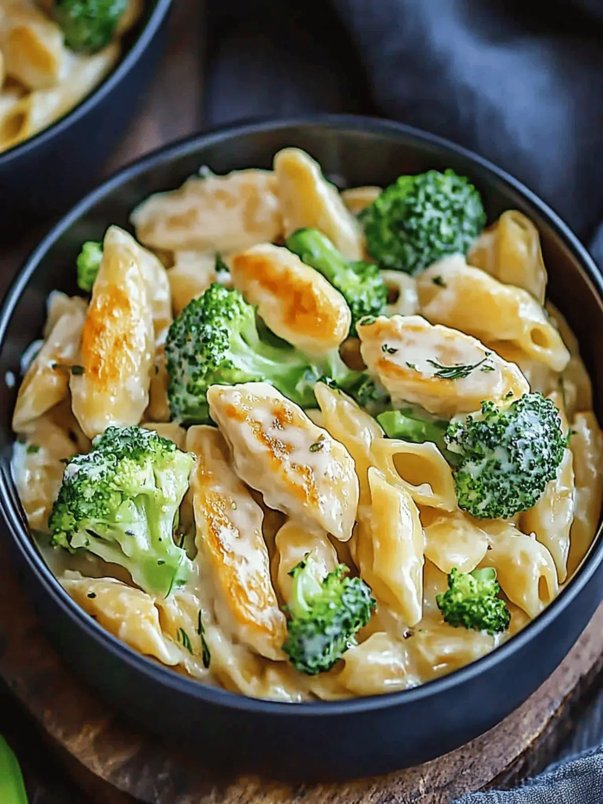 Cremige Hähnchen Brokkoli Pasta für schnelle Abende 4 Cremige Hähnchen Brokkoli Pasta