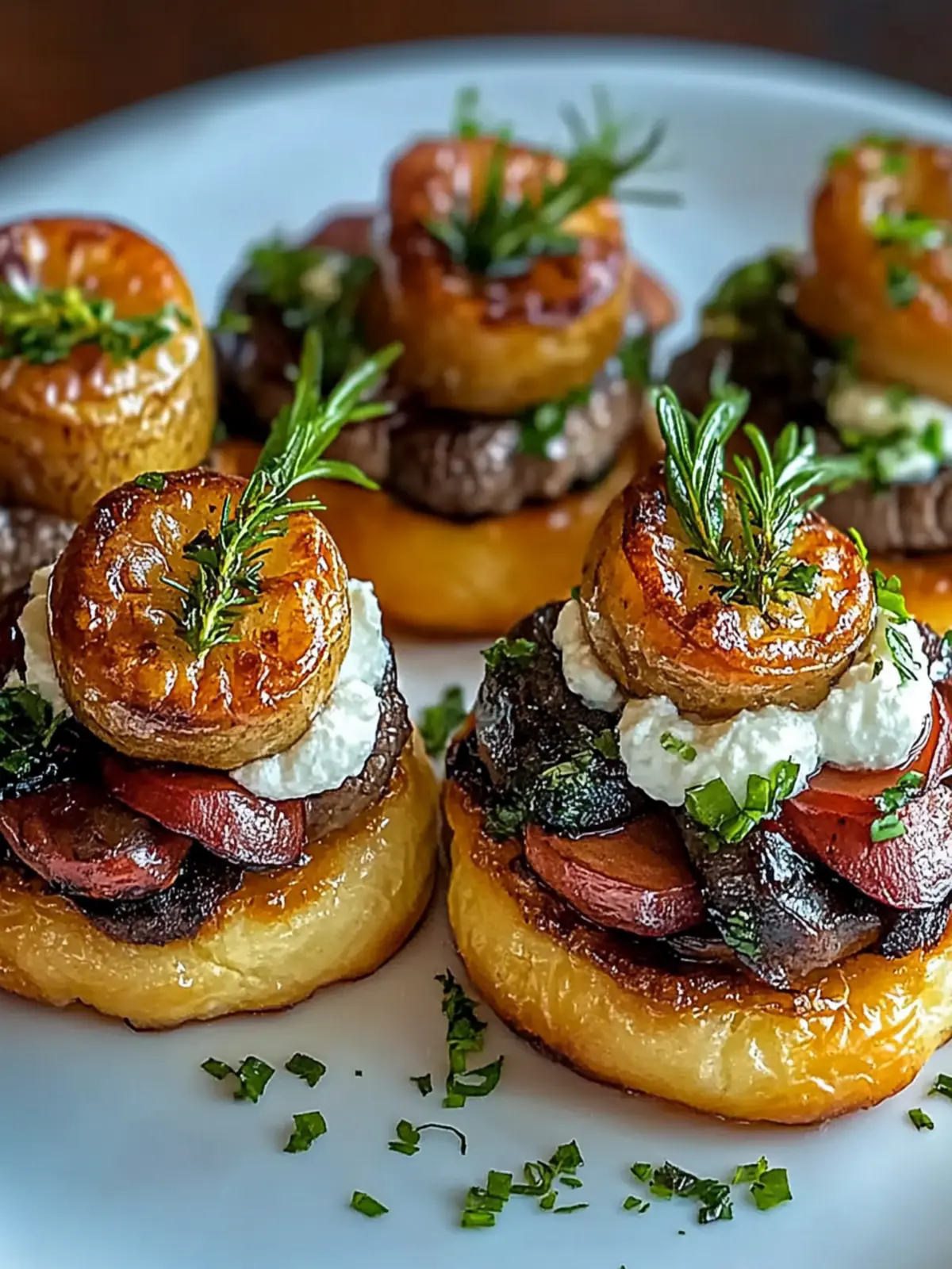 Feta-Parmesan gefüllte Datteln mit Honig genießen 3 Feta-Parmesan gefüllte Datteln mit Honig