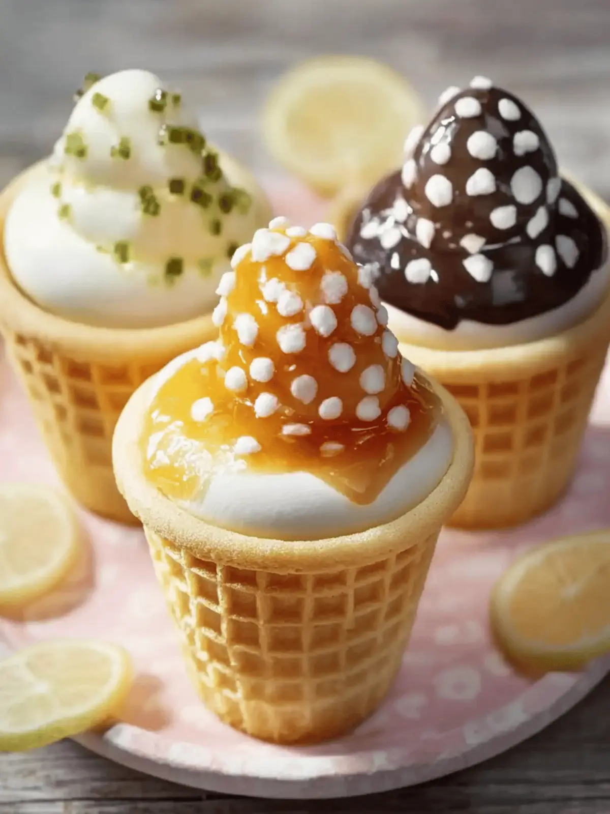 Kuchen im Waffelbecher einfach und schnell machen 3 Kuchen im Waffelbecher