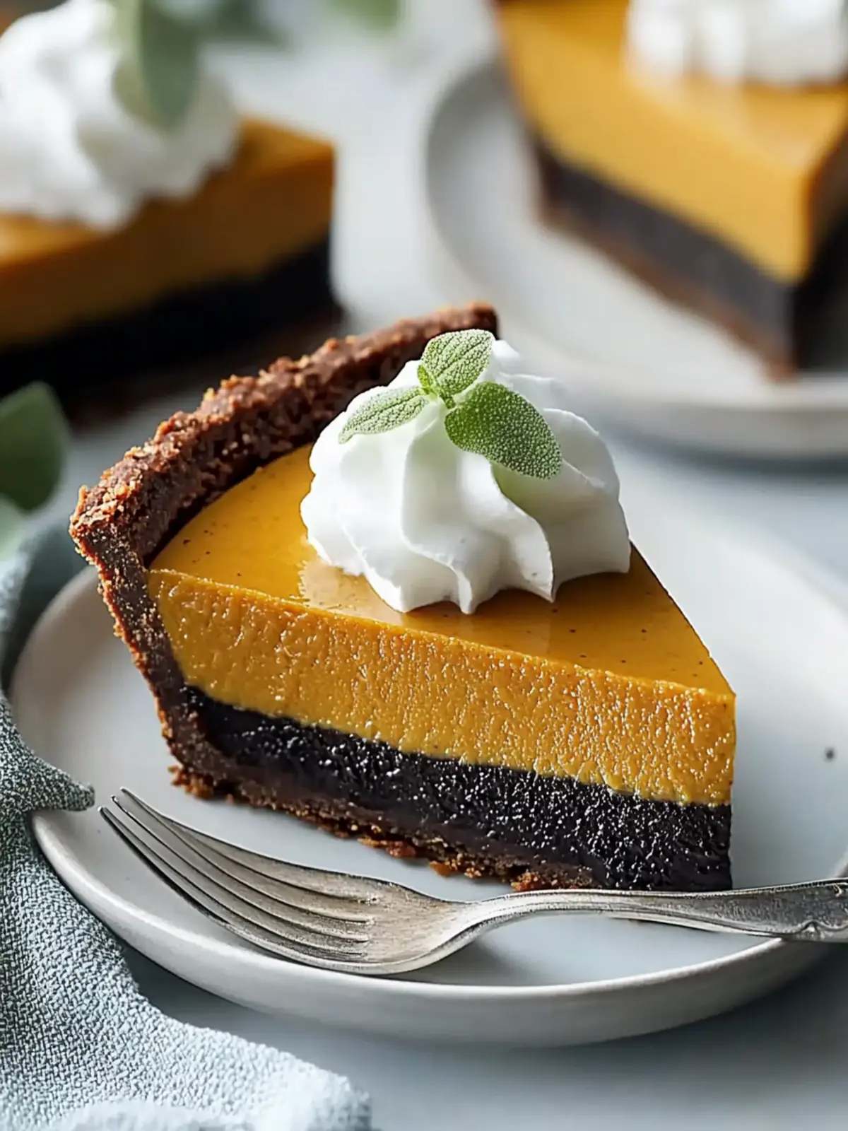 Einfache dunkle Schokoladen-Kürbis-Tarte für Herbstgenuss 3 Einfache dunkle Schokoladen-Kürbis-Tarte