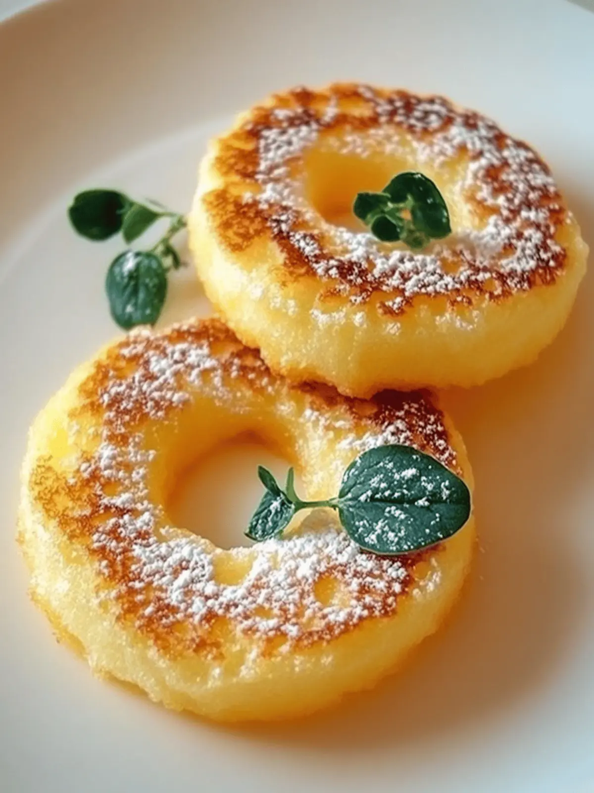 Schnelle gebackene Apfelringe – Knuspriger Genuss 3 Schnelle gebackene Apfelringe