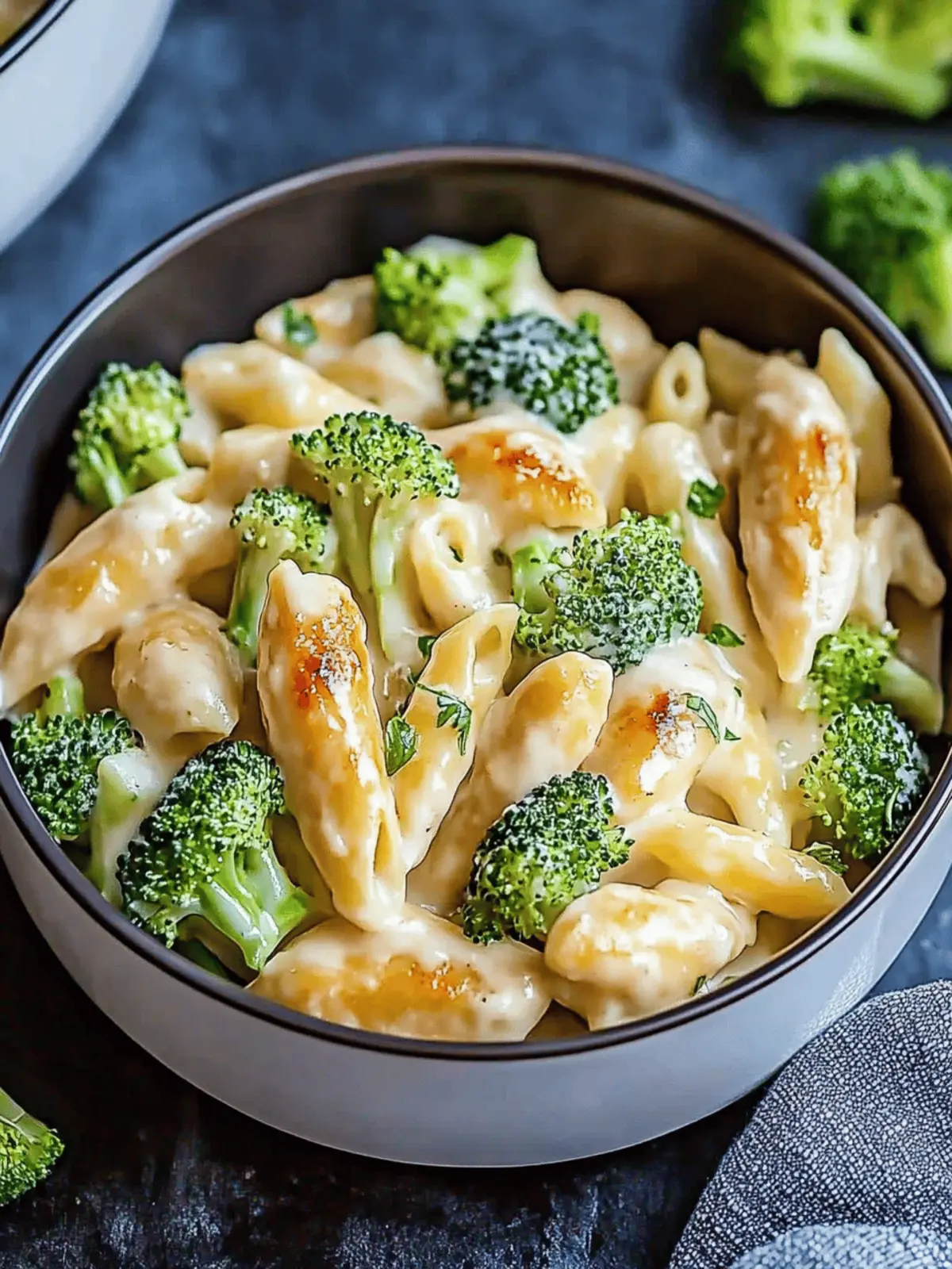 Cremige Hähnchen Brokkoli Pasta für schnelle Abende 2 Cremige Hähnchen Brokkoli Pasta