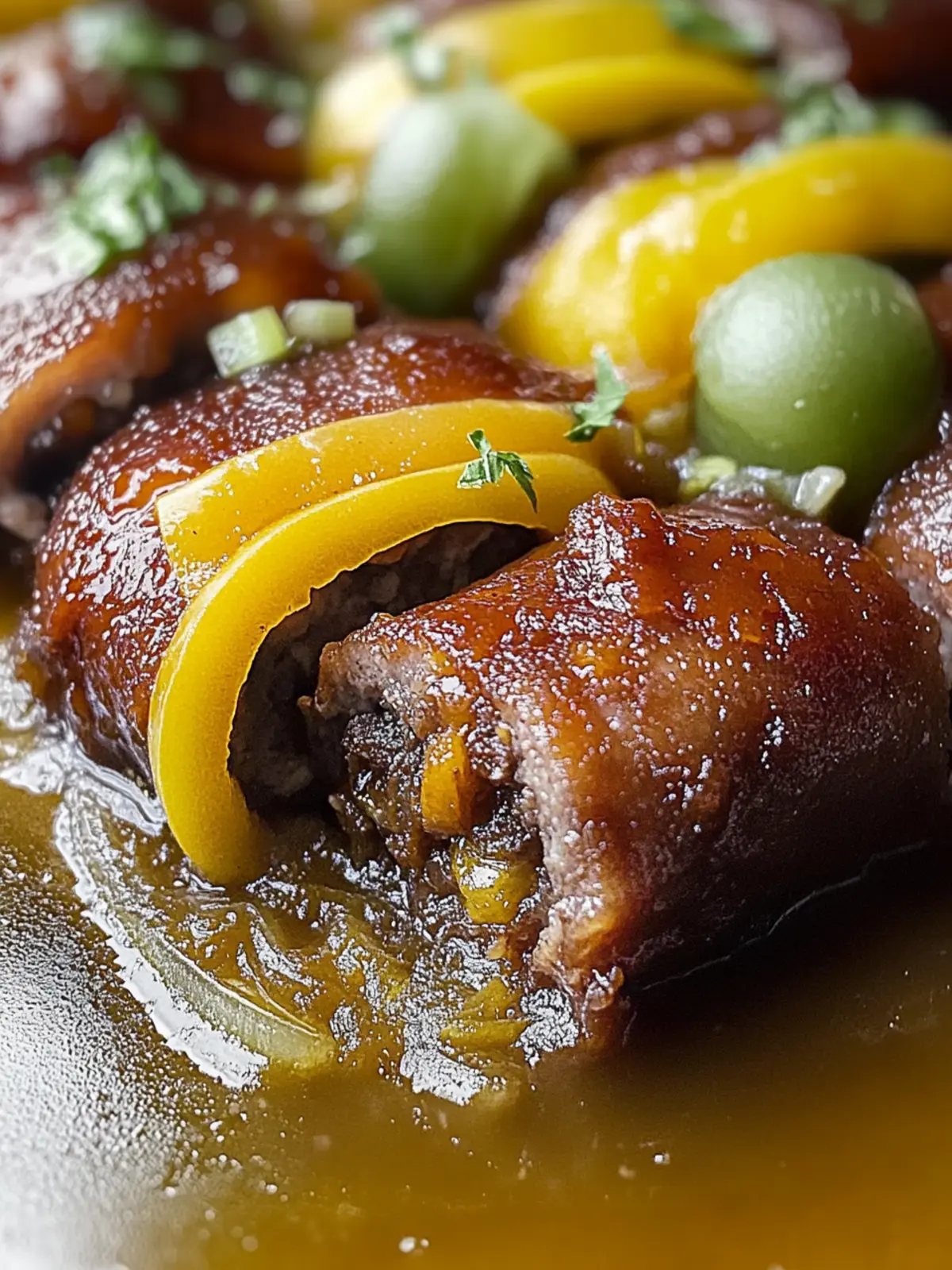 Zarte Rinderrouladen im Ofen zubereitet für Freunde 5 Zarte Rinderrouladen im Ofen zubereitet