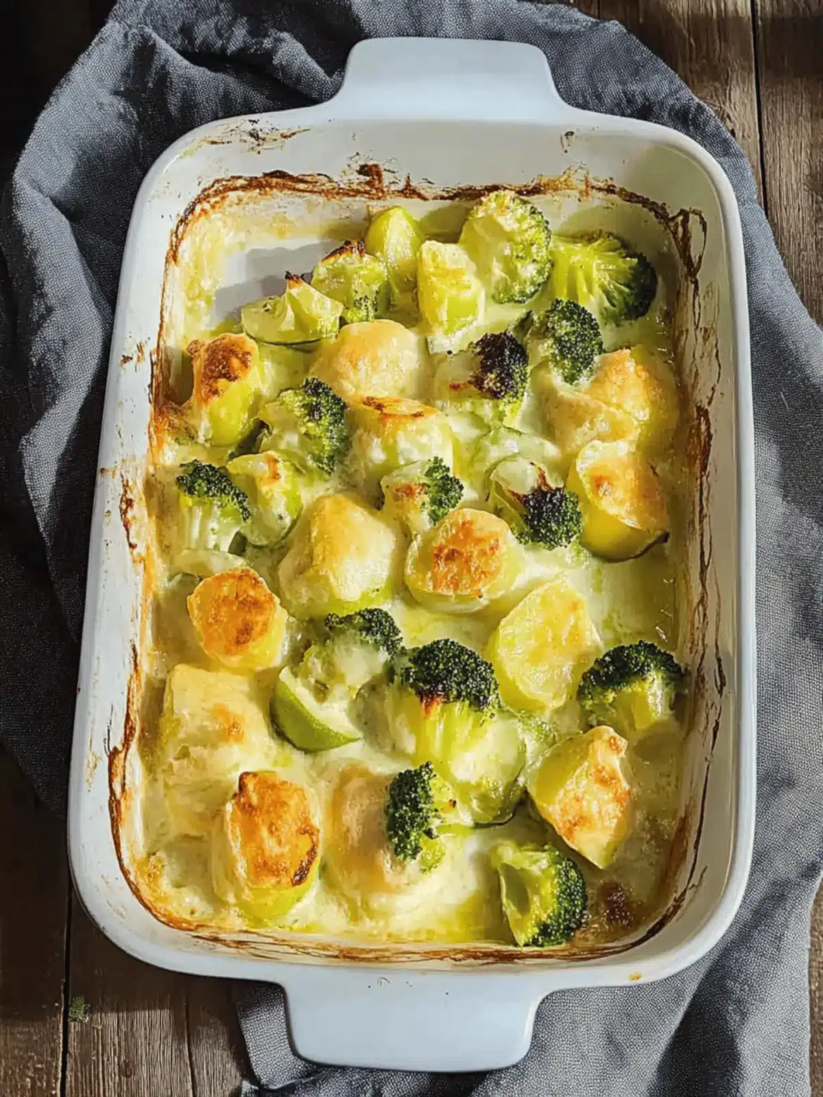 Rosenkohl- und Kartoffelauflauf schnell zubereitet 3 Rosenkohl- und Kartoffelauflauf