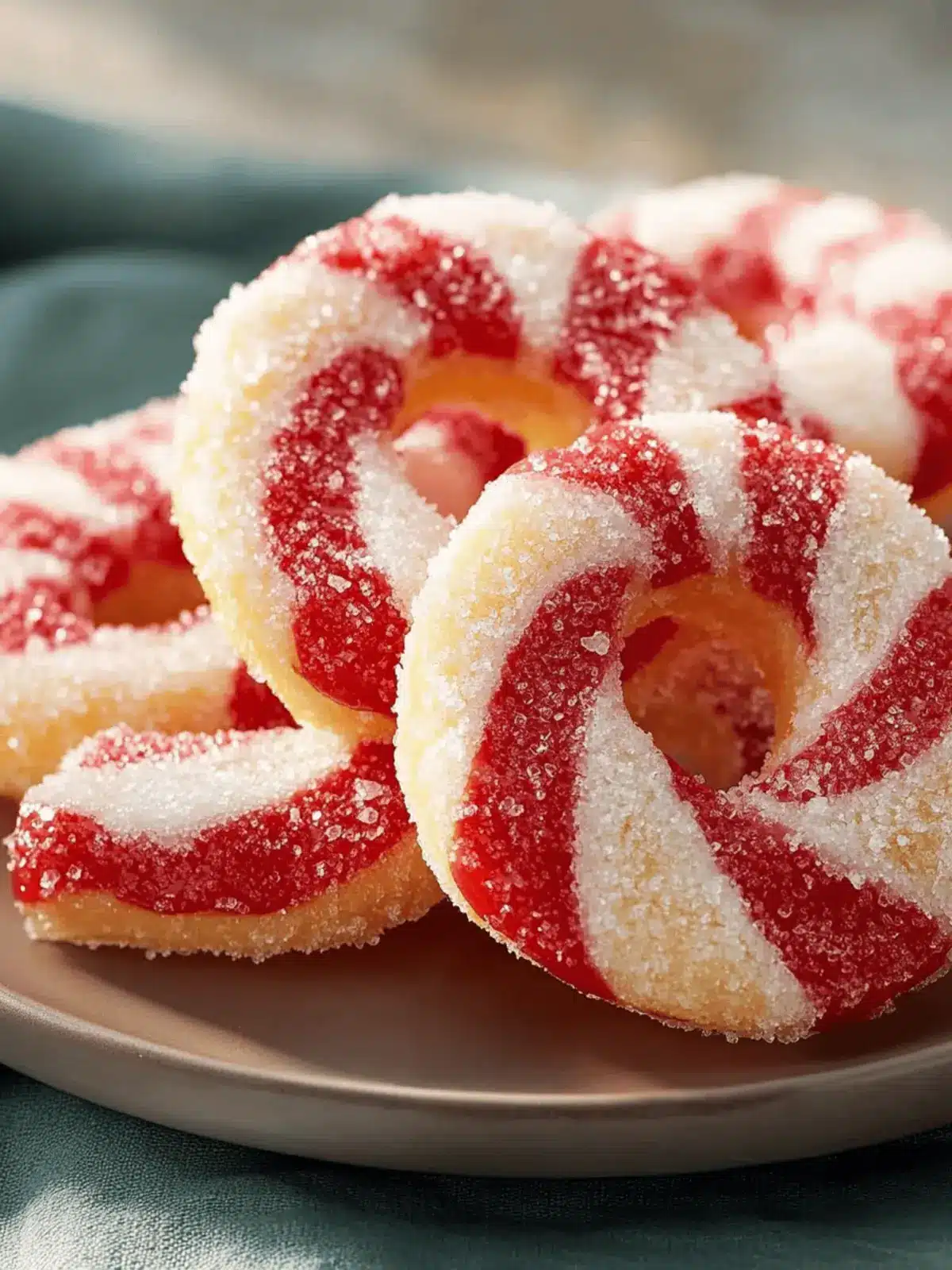 Festliche Zuckerstangenplätzchen für eine süße Stimmung 2 Festliche Zuckerstangenplätzchen