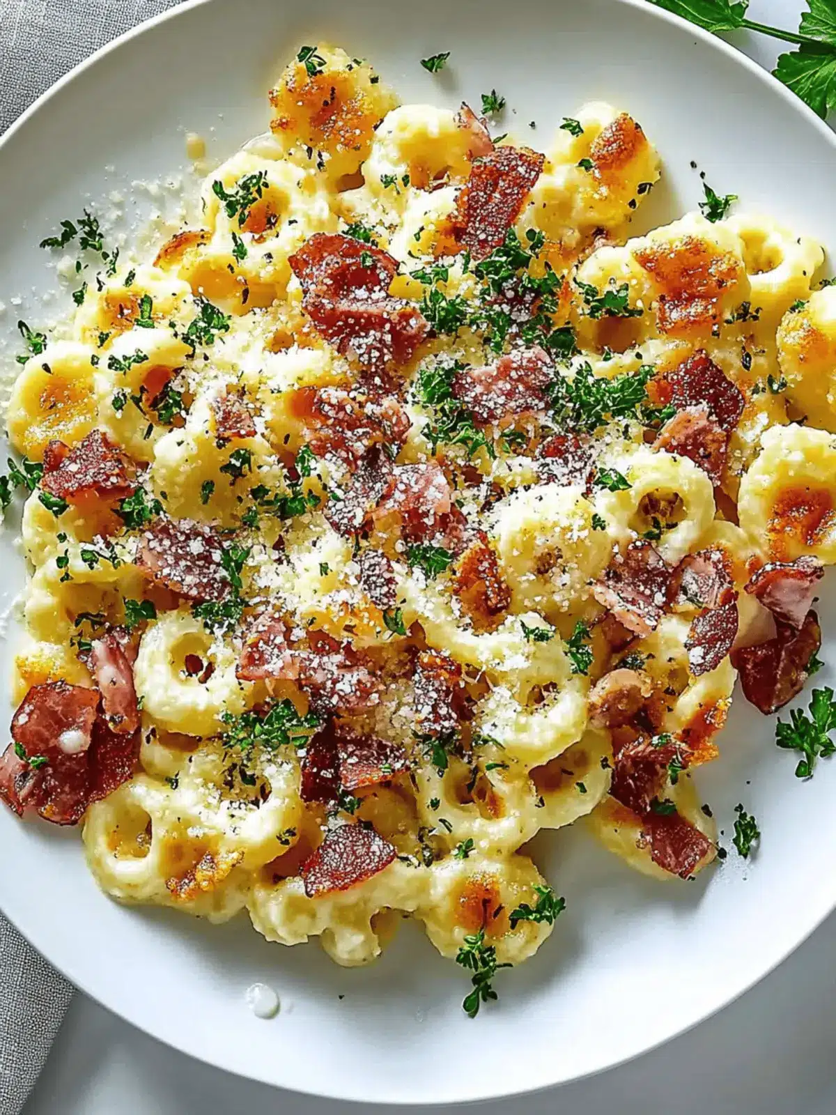 Spätzle Carbonara mit knusprigem Speck – Komfort pur 2 Spätzle Carbonara mit knusprigem Speck