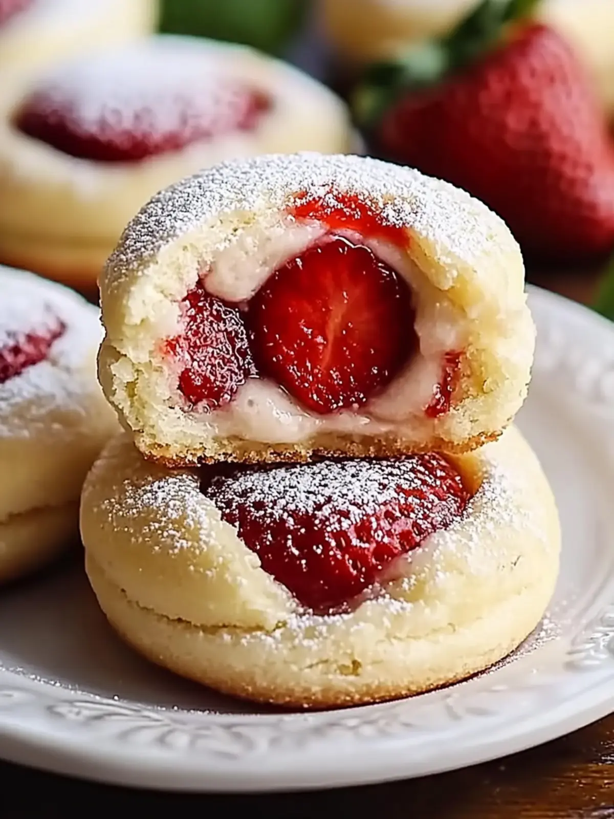 Erdbeerkäsekekse – Fruchtige Genussmomente für Zuhause 4 Erdbeerkäsekekse