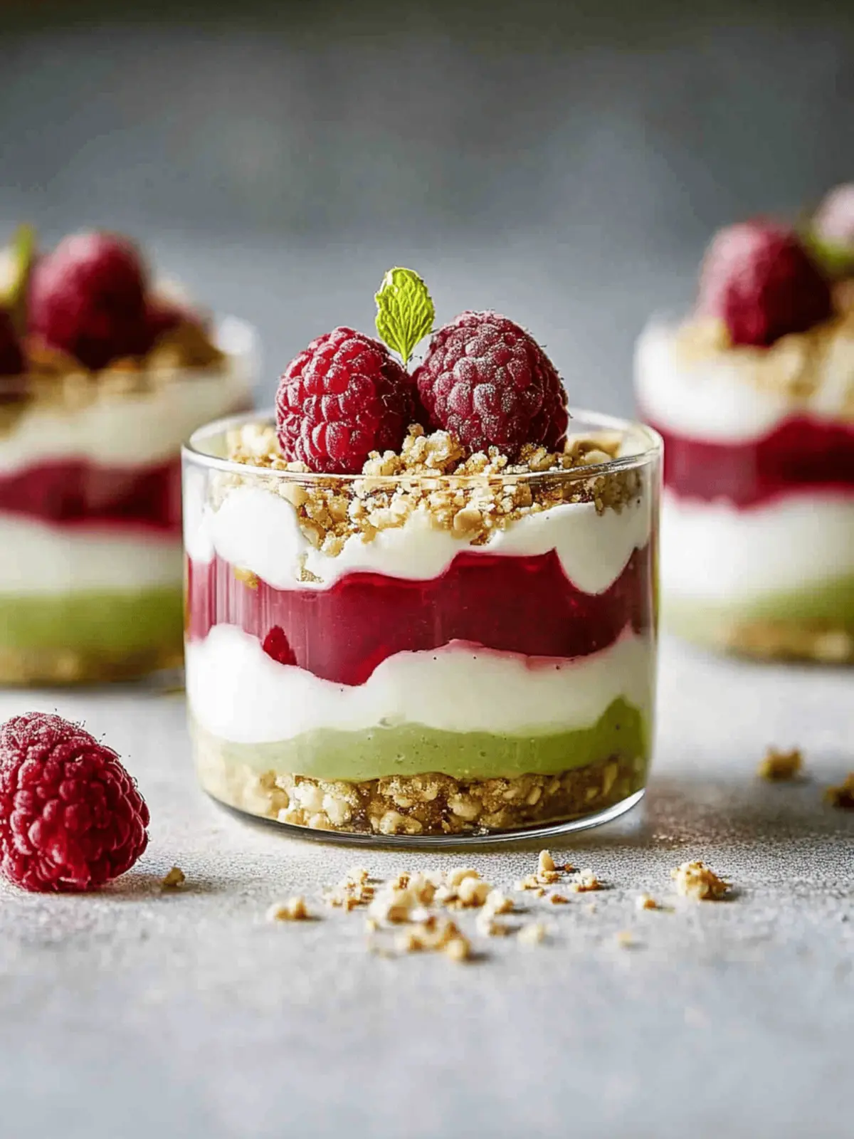 Himbeer- und Pistazienmousse-Törtchen leicht gemacht 4 Himbeer- und Pistazienmousse-Törtchen