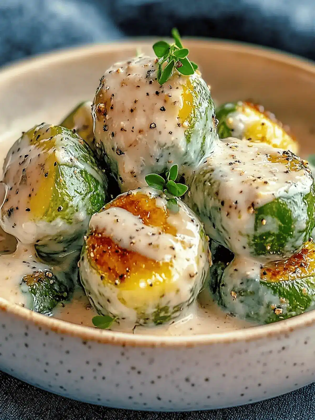 Rosenkohl in Frischkäse- und Senfsauce: Ein Genuss! 3 Rosenkohl in Frischkäse- und Senfsauce