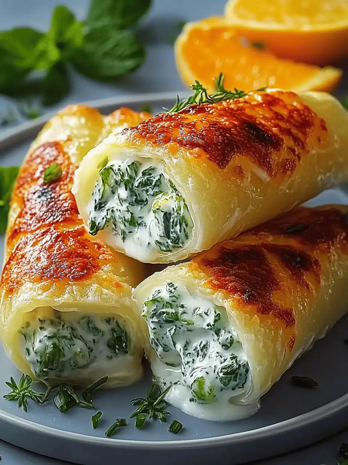 Kartoffelknödel mit Spinat-Frischkäse genießen 2 Kartoffelknödel mit Spinat-Frischkäse