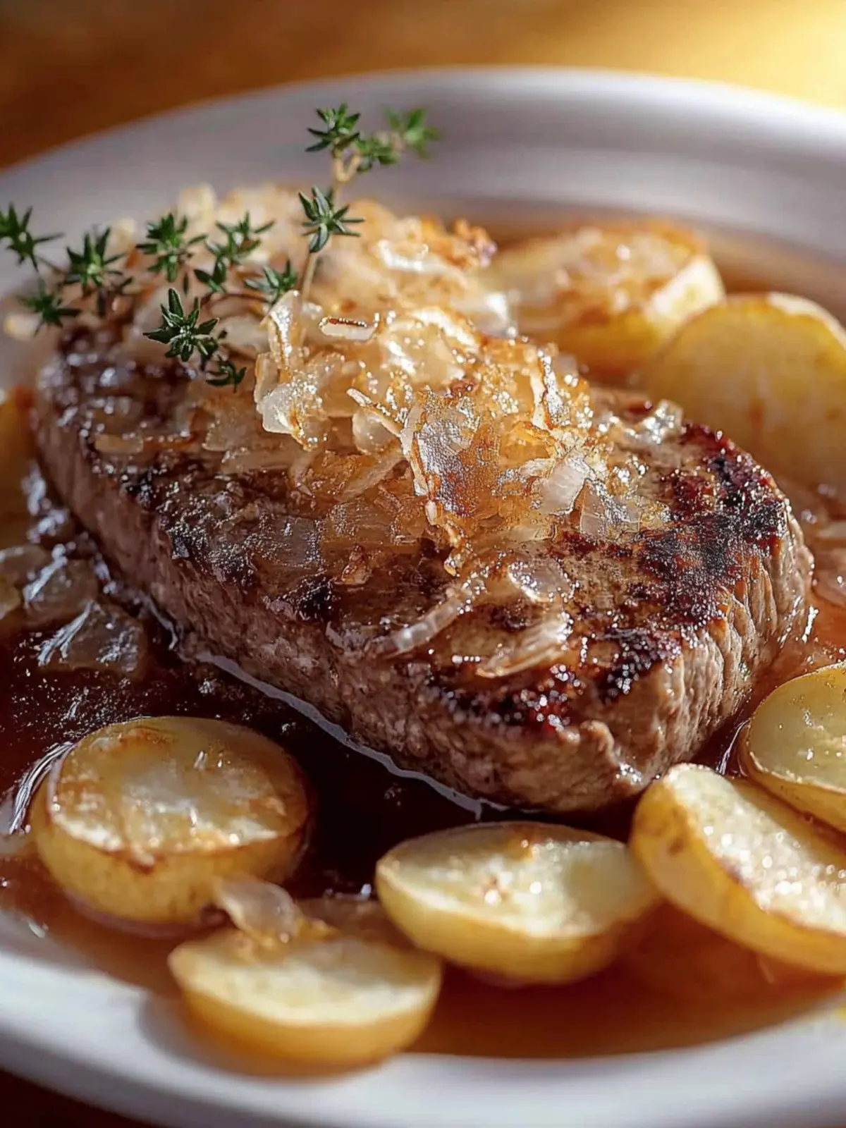 Omas Zwiebel-Rinderbraten