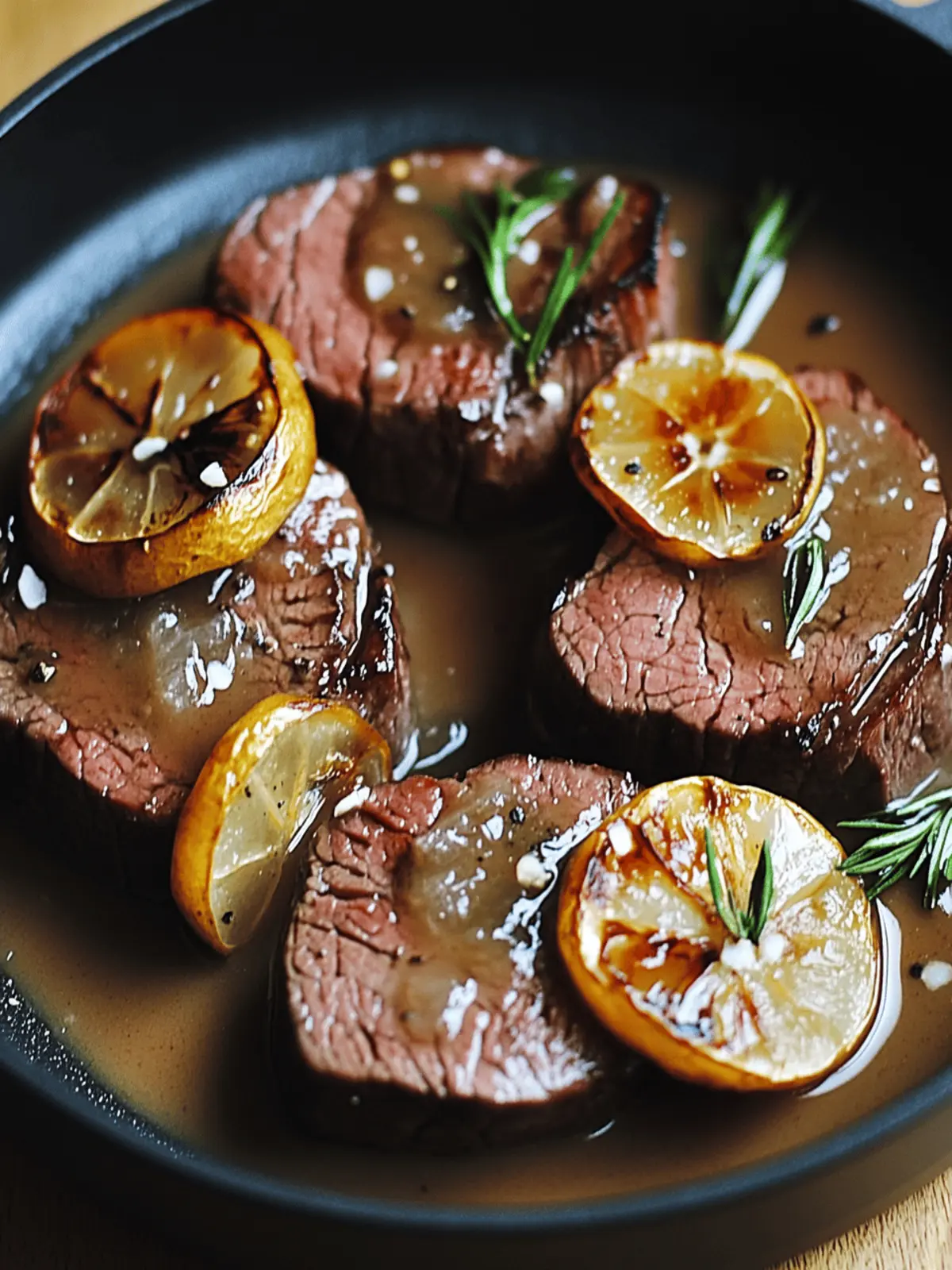 Zartes Rinderfilet mit Balsamico- und Sahnesoße 5 Zartes Rinderfilet mit Balsamico- und Sahnesoße