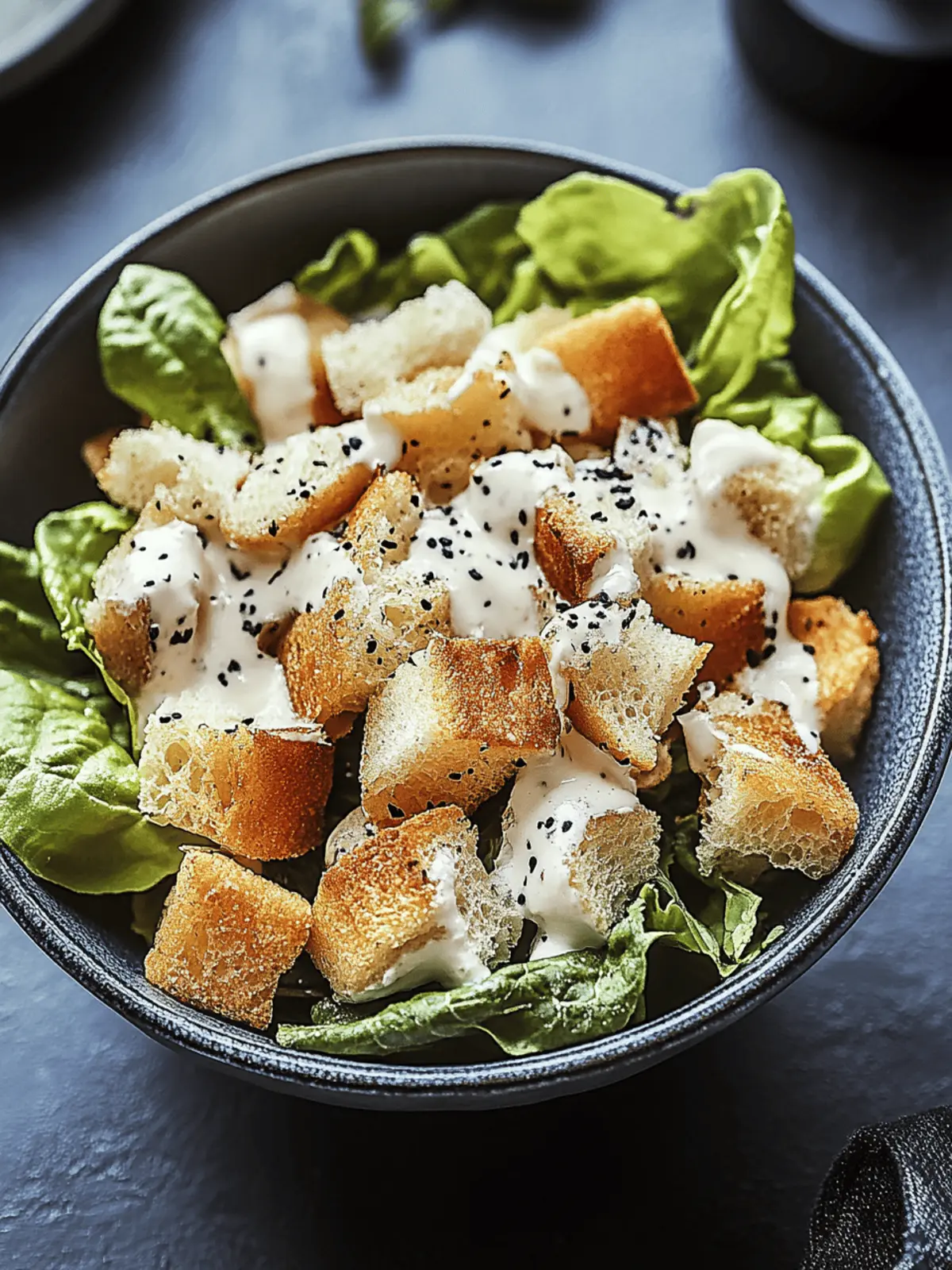 Knuspriger Caesar-Salat ganz einfach selber machen 3 Knuspriger Caesar-Salat