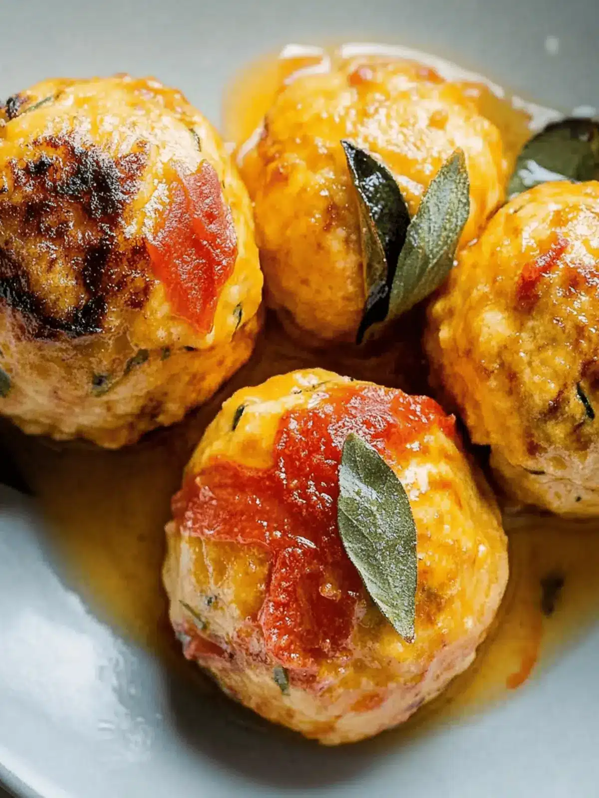 Kürbisknödel mit Salbeibutter