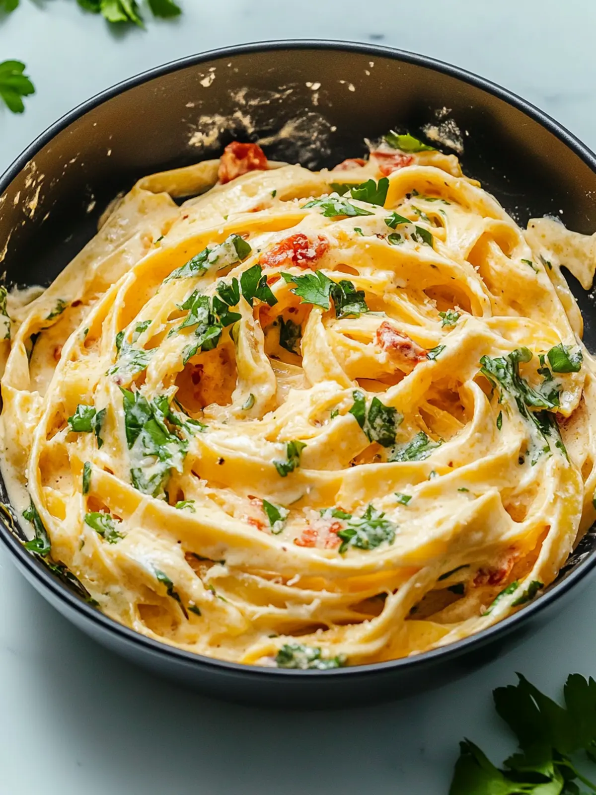 Diese getrocknete Tomaten-Pasta