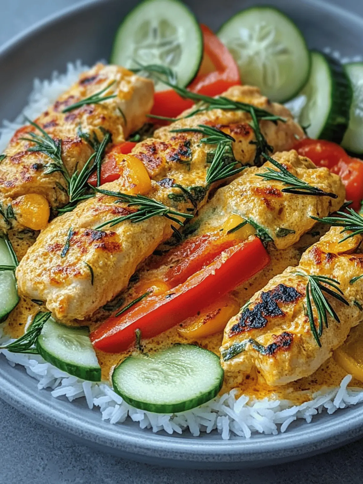 Cremige Paprika Zucchini Hühnchen für jeden Tag 4 Cremige Paprika Zucchini Hühnchen