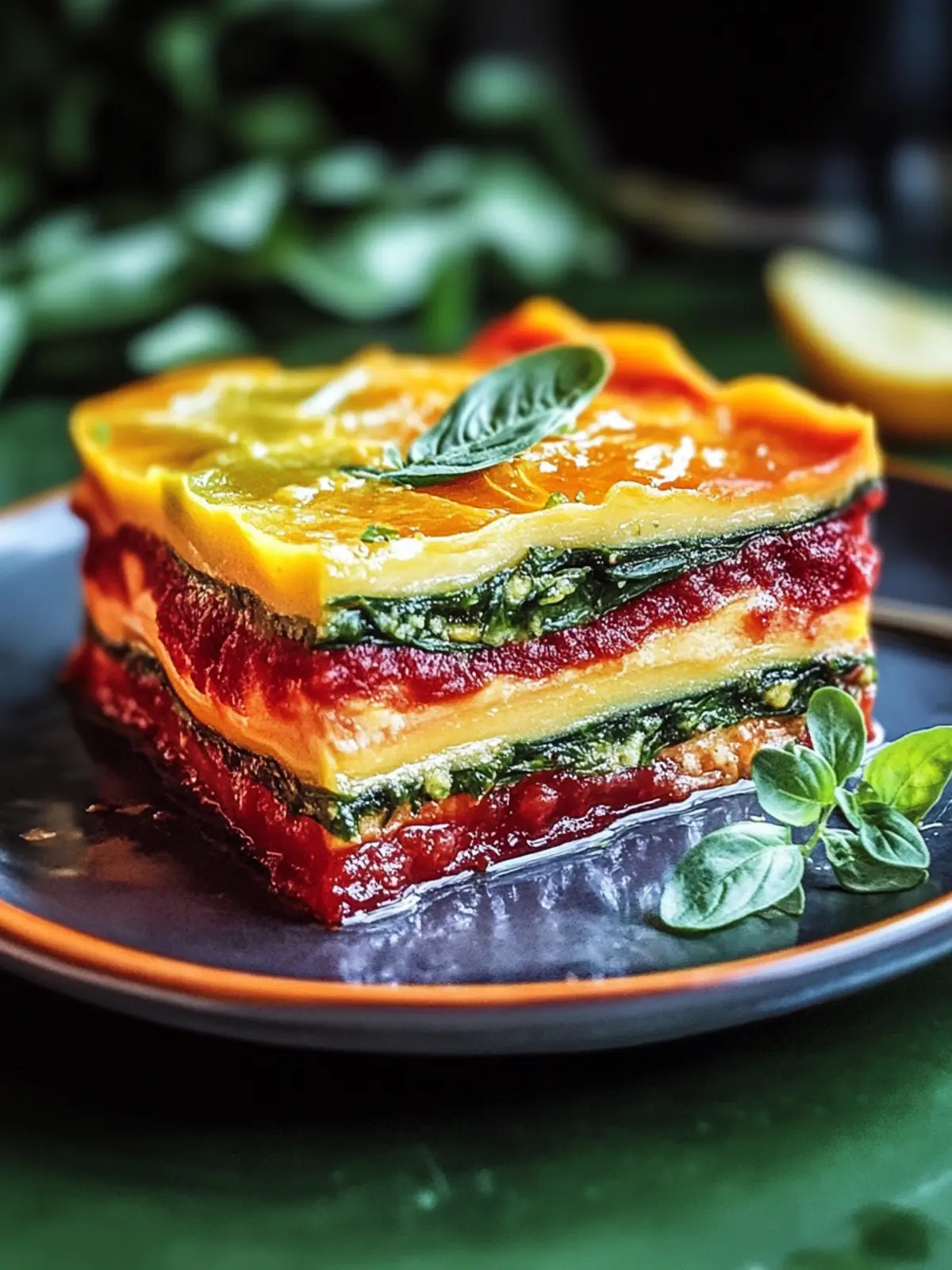 Regenbogenlasagne