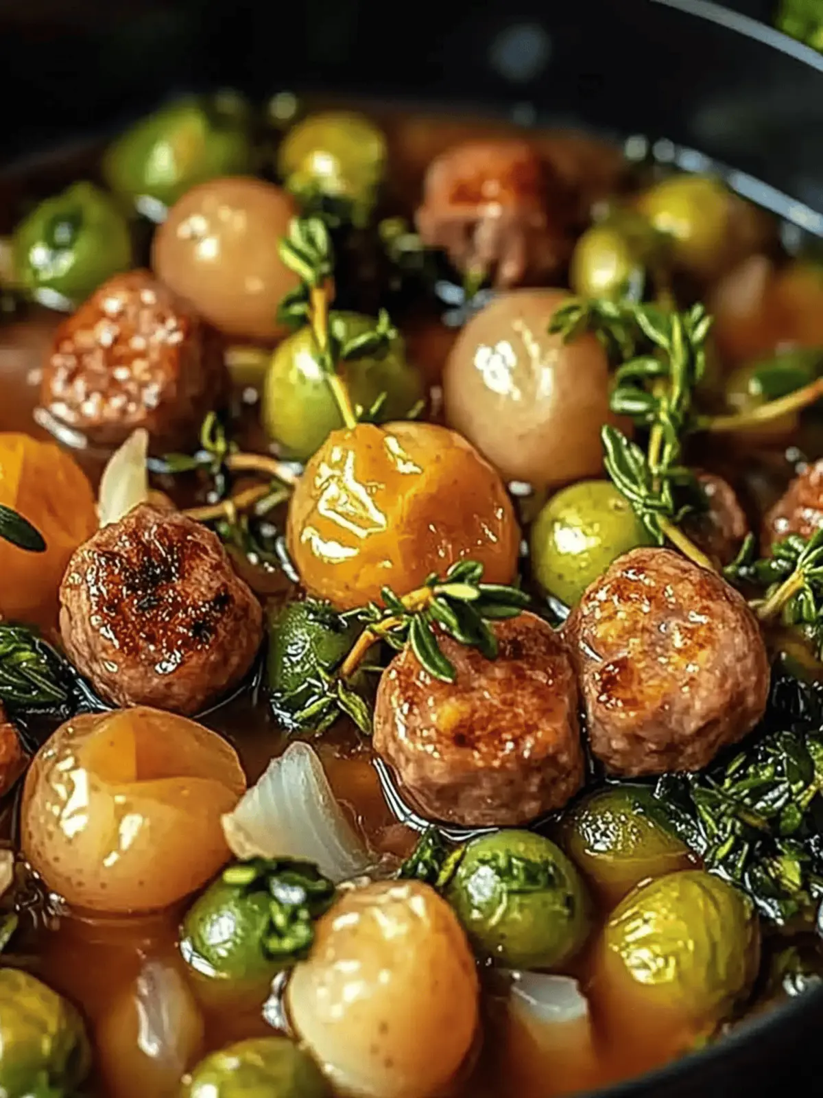 Rosenkohl-Eintopf mit 400g Hackfleisch für Gemütliche Abende 3 Rosenkohl-Eintopf mit 400g Hackfleisch