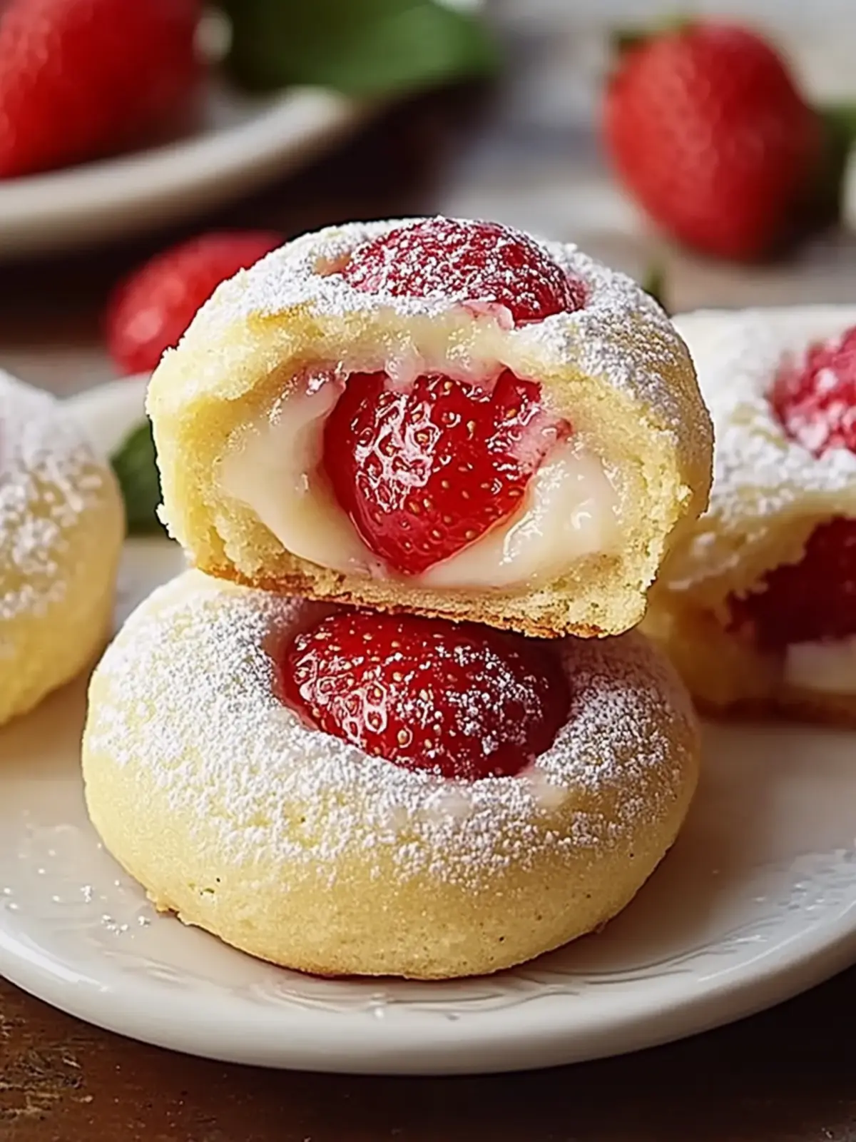 Erdbeerkäsekekse – Fruchtige Genussmomente für Zuhause 3 Erdbeerkäsekekse