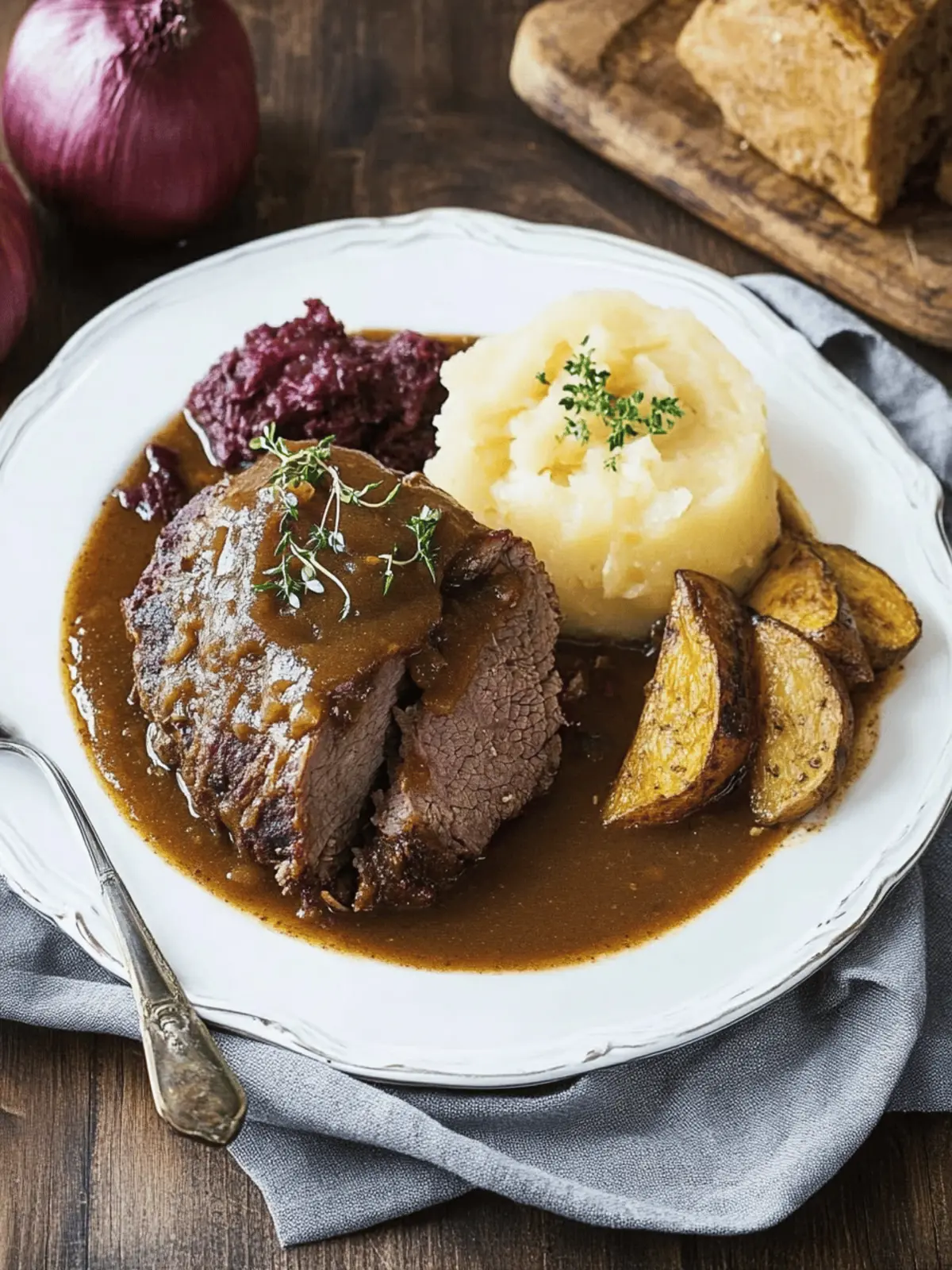Sauerbraten - Traditioneller deutscher Schmorbraten 3 Sauerbraten