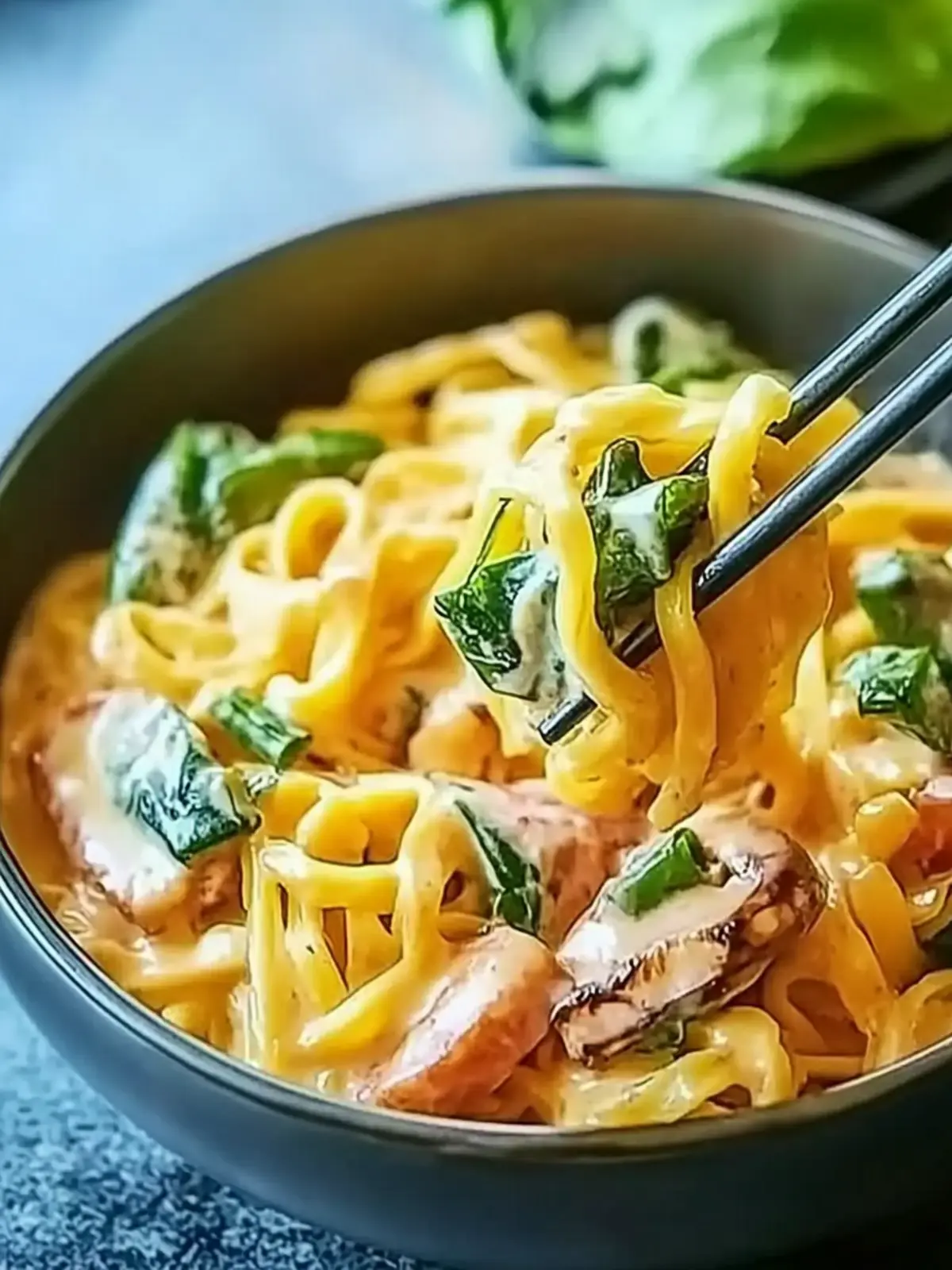 Mie-Nudeln mit Erdnusssauce für schnelle Abende 4 Mie-Nudeln mit Erdnusssauce