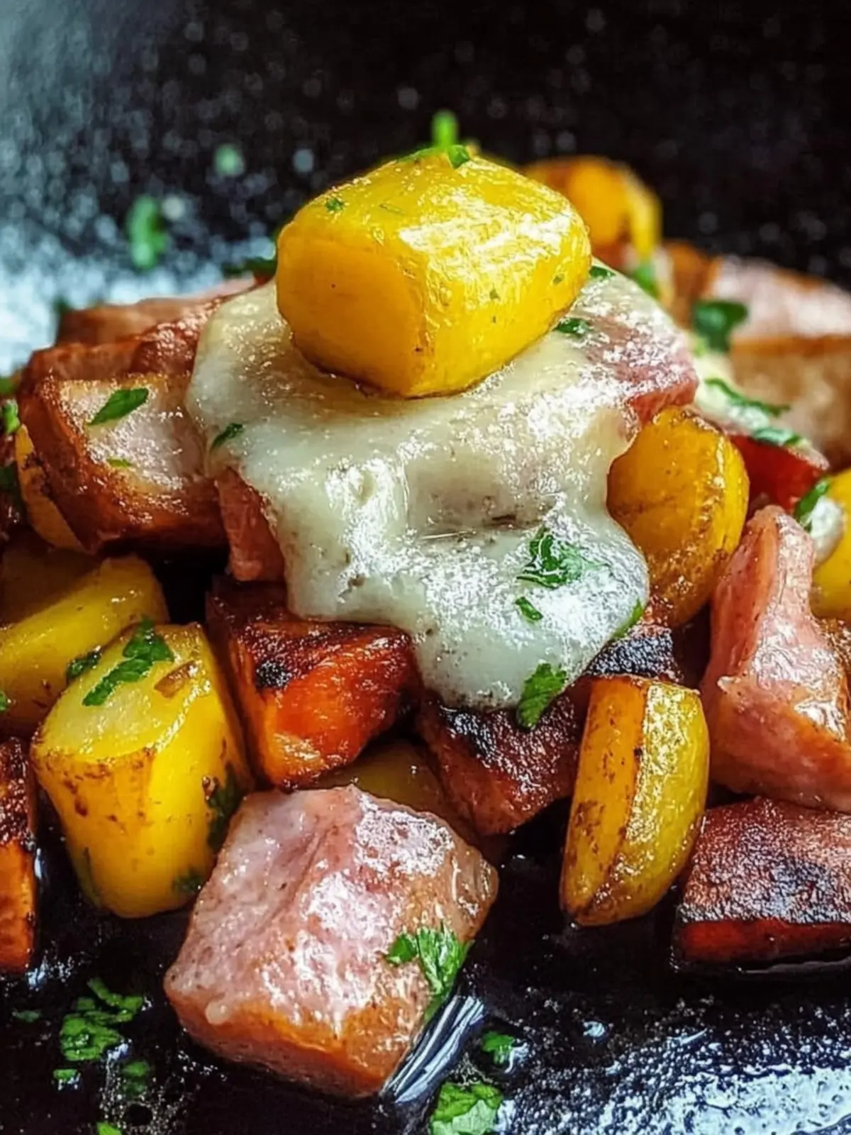 Kartoffel und Hackbraten-Pfanne – Herzhaftes Comfort Food 3 Kartoffel und Hackbraten-Pfanne