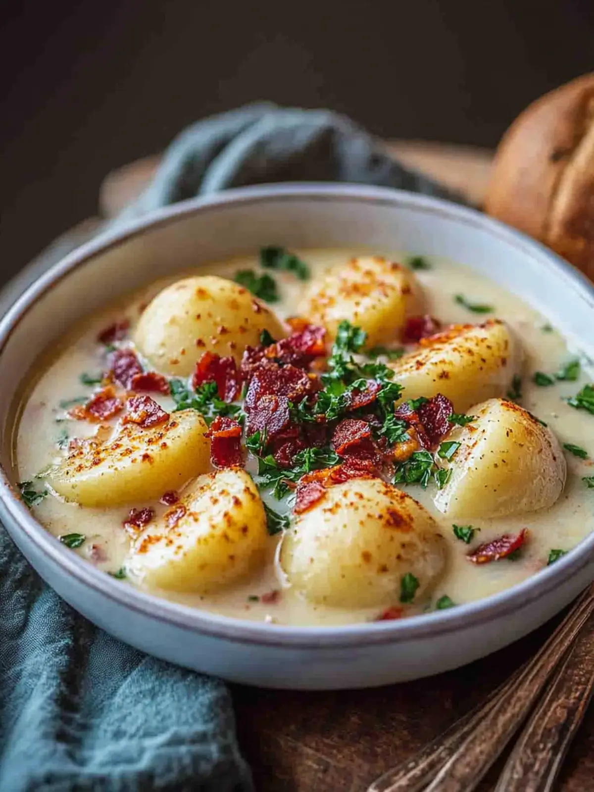 Bacon Cheddar Gnocchi Suppe für kalte Tage 3 Bacon Cheddar Gnocchi Suppe