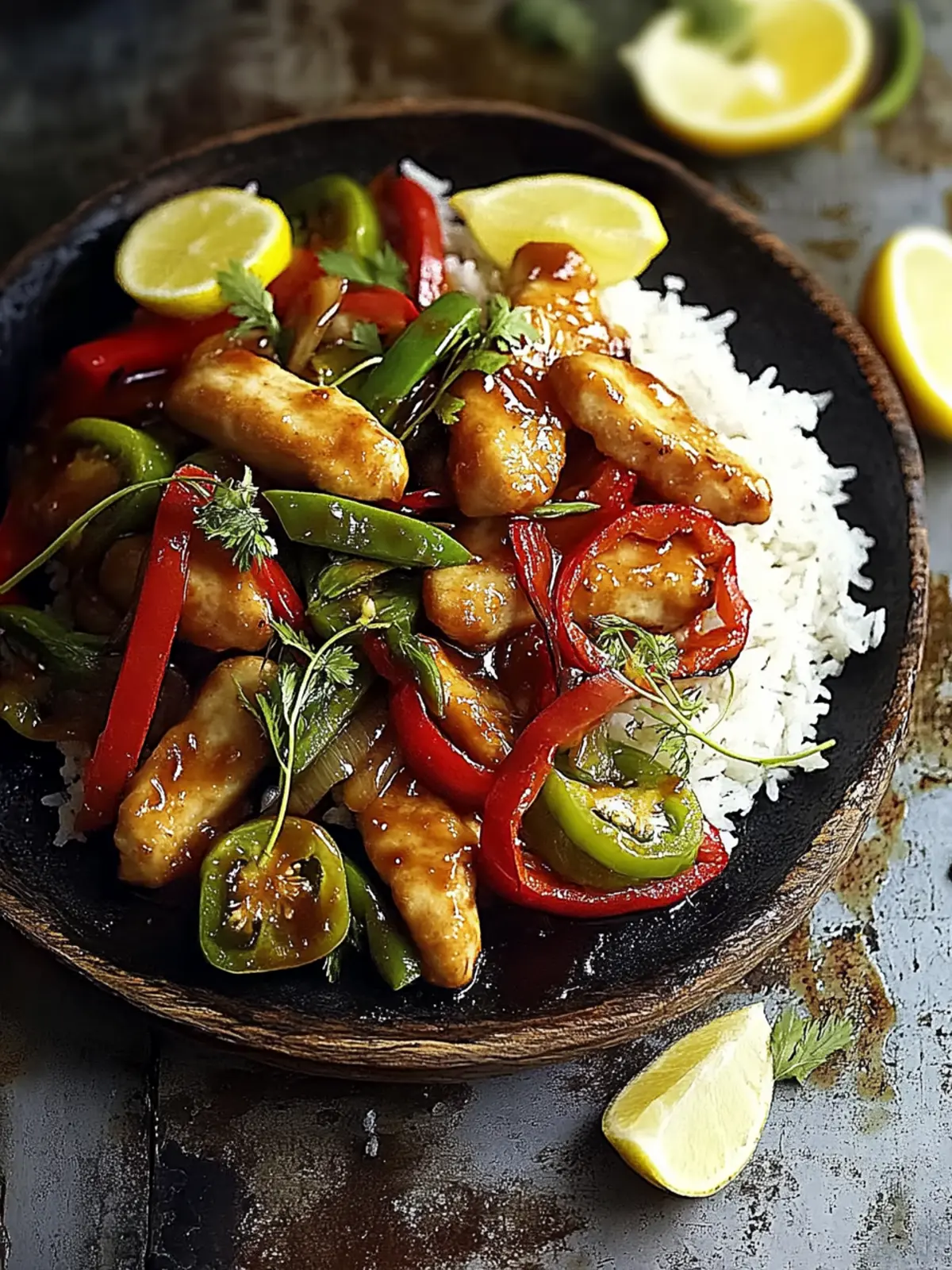 Chinesisches Rindfleisch-Stir-Fry mit Reis schnell zubereitet 5 Chinesisches Rindfleisch-Stir-Fry mit Reis