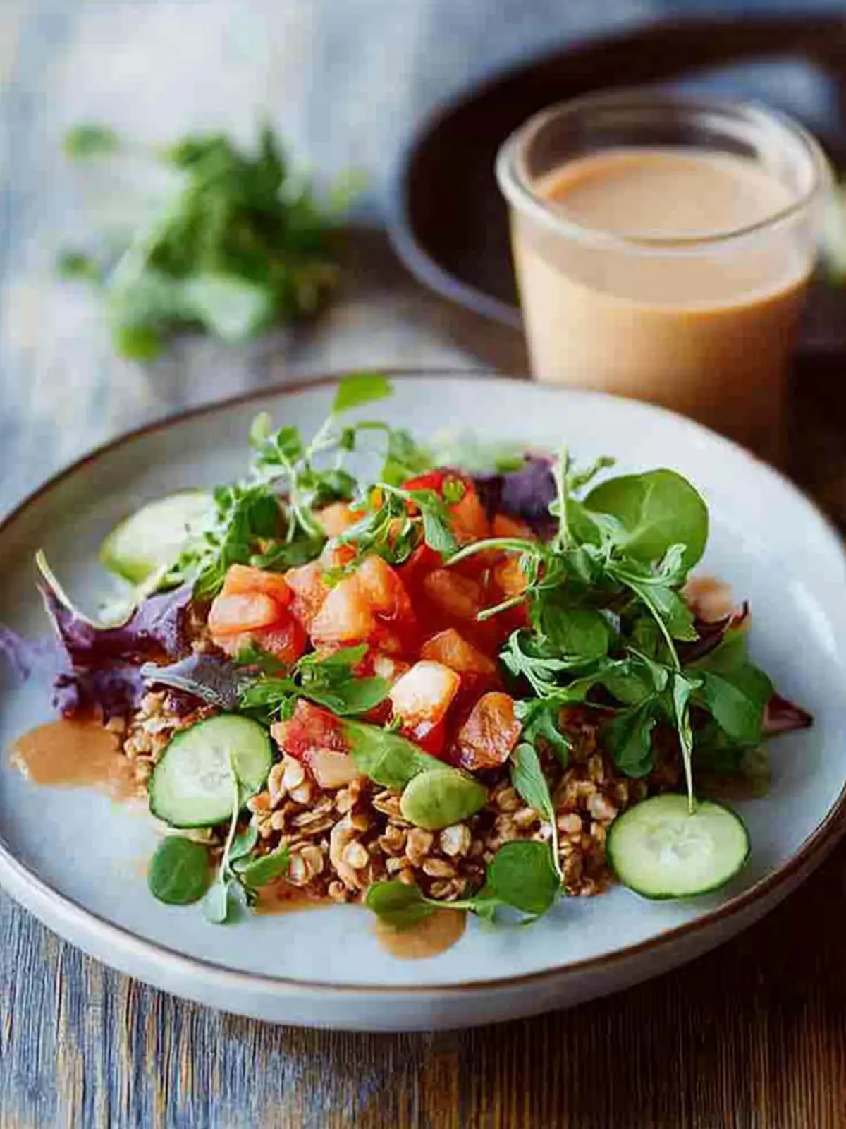 Der knusprige Reissalat mit Erdnuss-Chili-Dressing 4 Der knusprige Reissalat mit Erdnuss-Chili-D Dressing